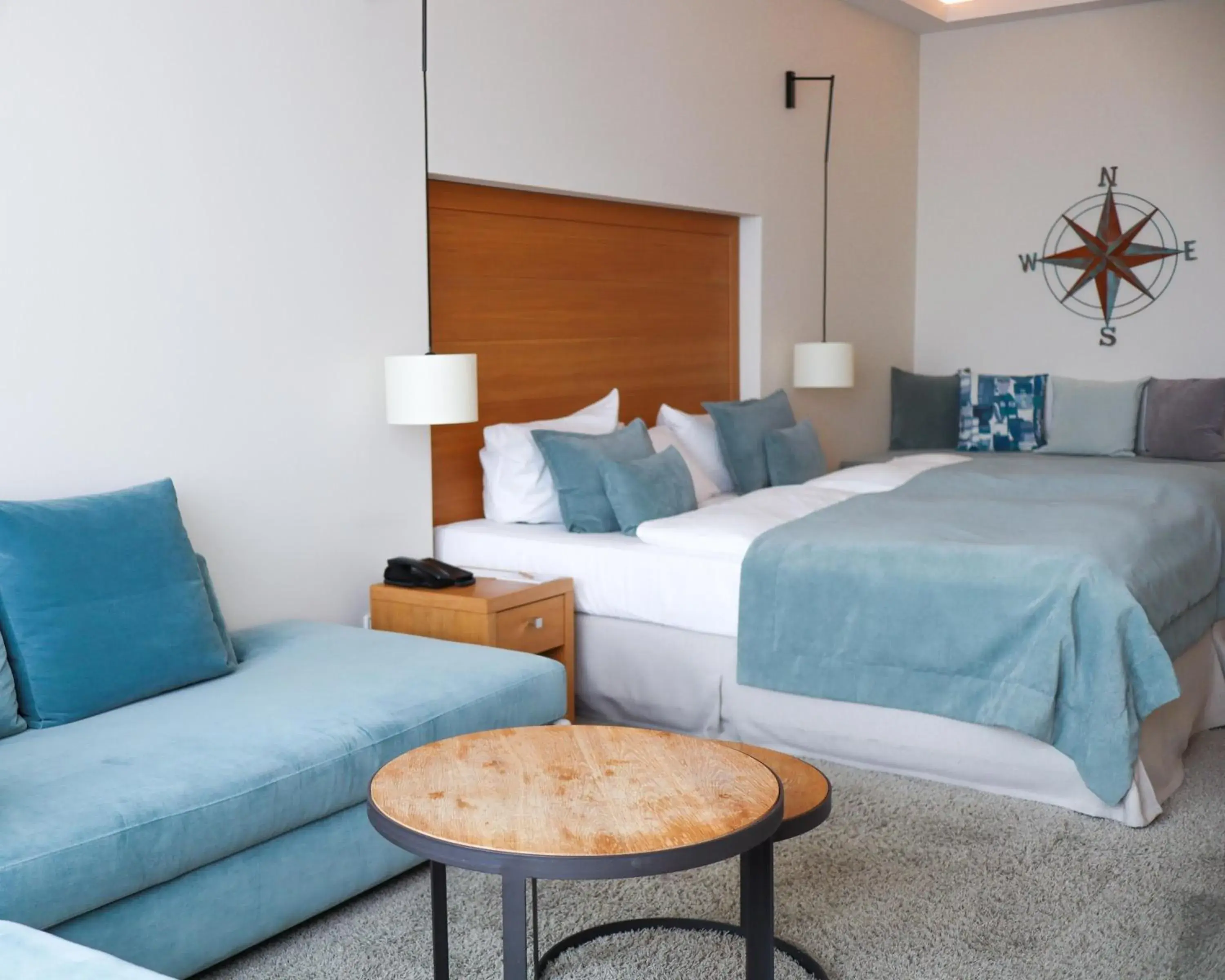 Panoramic Double Room with Balcony and Partial Sea View (no pets) in SeeHuus Lifestyle Hotel Panoramic Double Room with Balcony and Partial Sea View (no pets) in SeeHuus Lifestyle Hotel