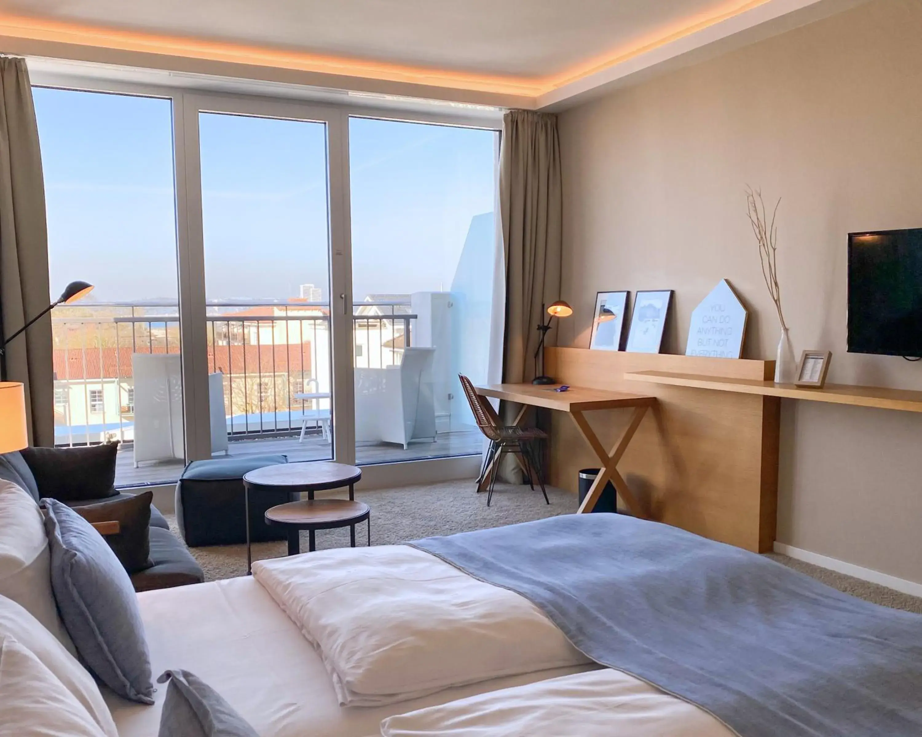 Comfort Double Room with Balcony and Land View in SeeHuus Lifestyle Hotel Comfort Double Room with Balcony and Land View in SeeHuus Lifestyle Hotel