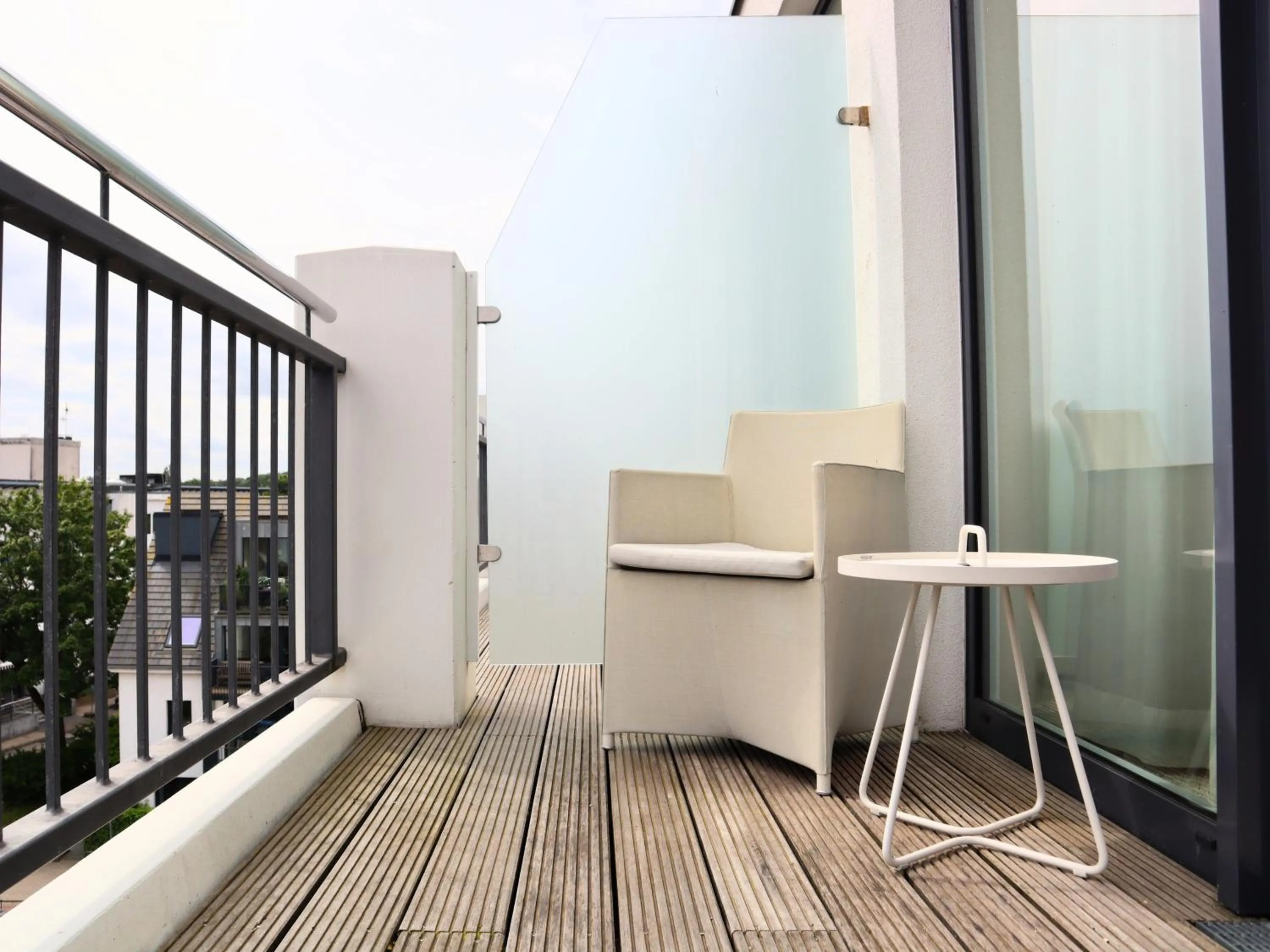 Panoramic Double Room with Balcony and Partial Sea View (no pets) in SeeHuus Lifestyle Hotel