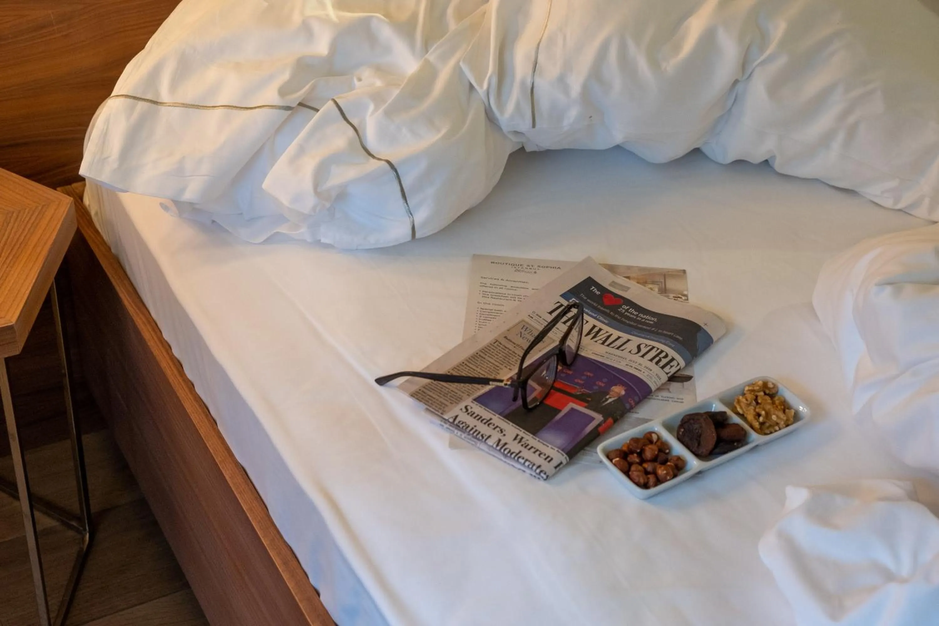 Bed in Hotel Saint Sophia