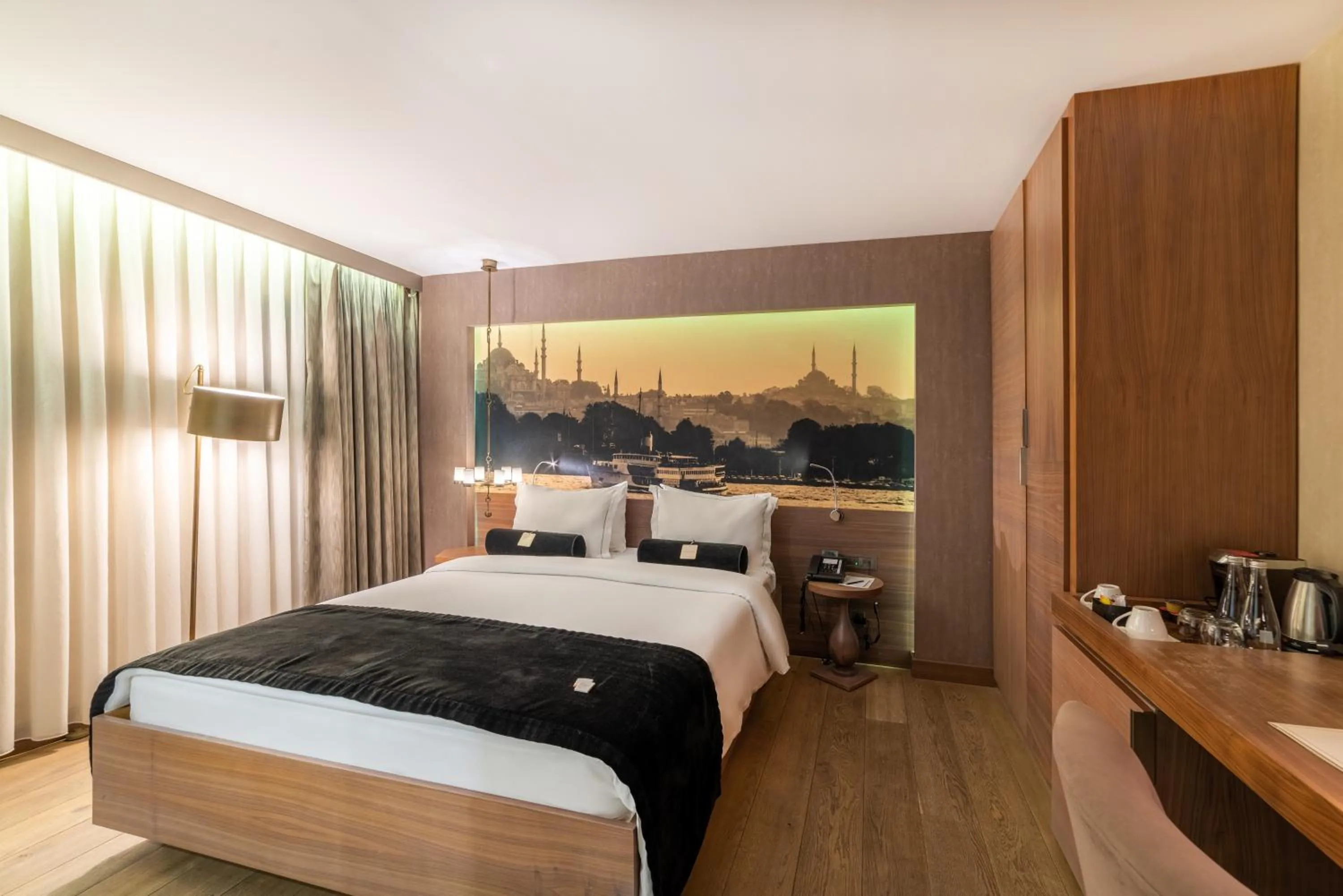 Bed in Hotel Saint Sophia