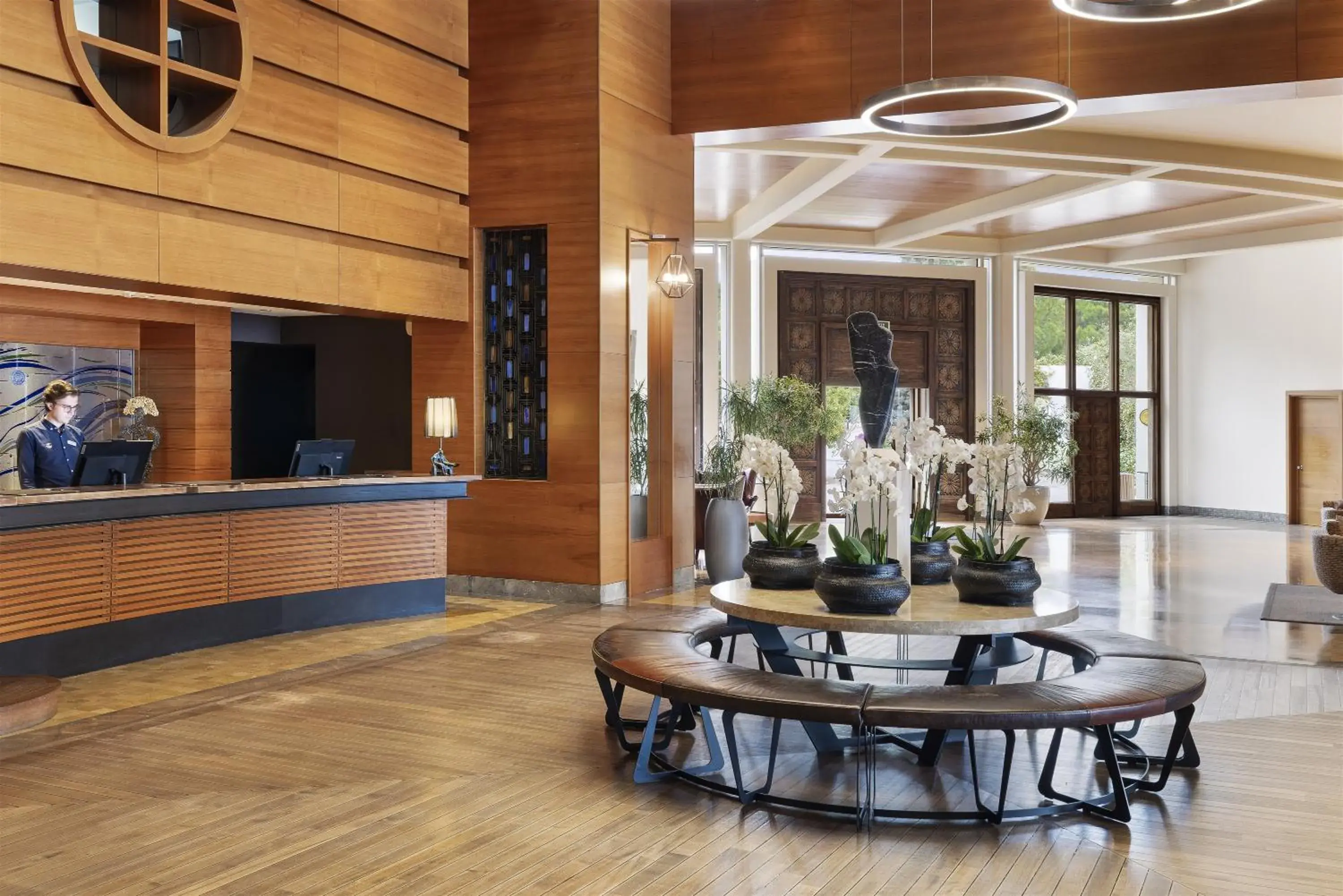 Facade/entrance in Kempinski Hotel Barbaros Bay Bodrum Facade/entrance in Kempinski Hotel Barbaros Bay Bodrum