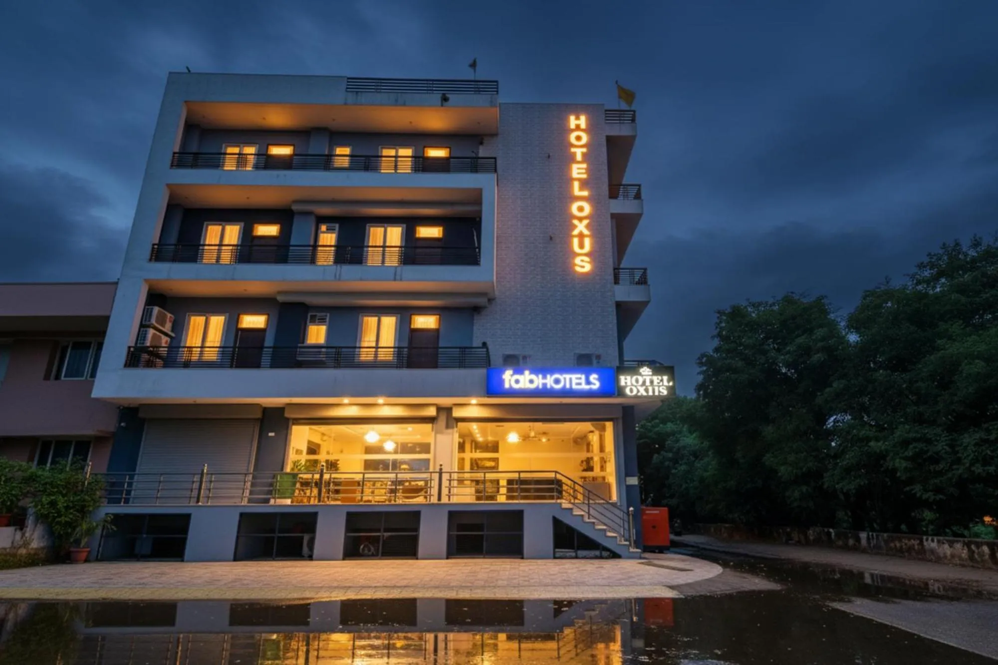 Property building in FabHotel Oxus