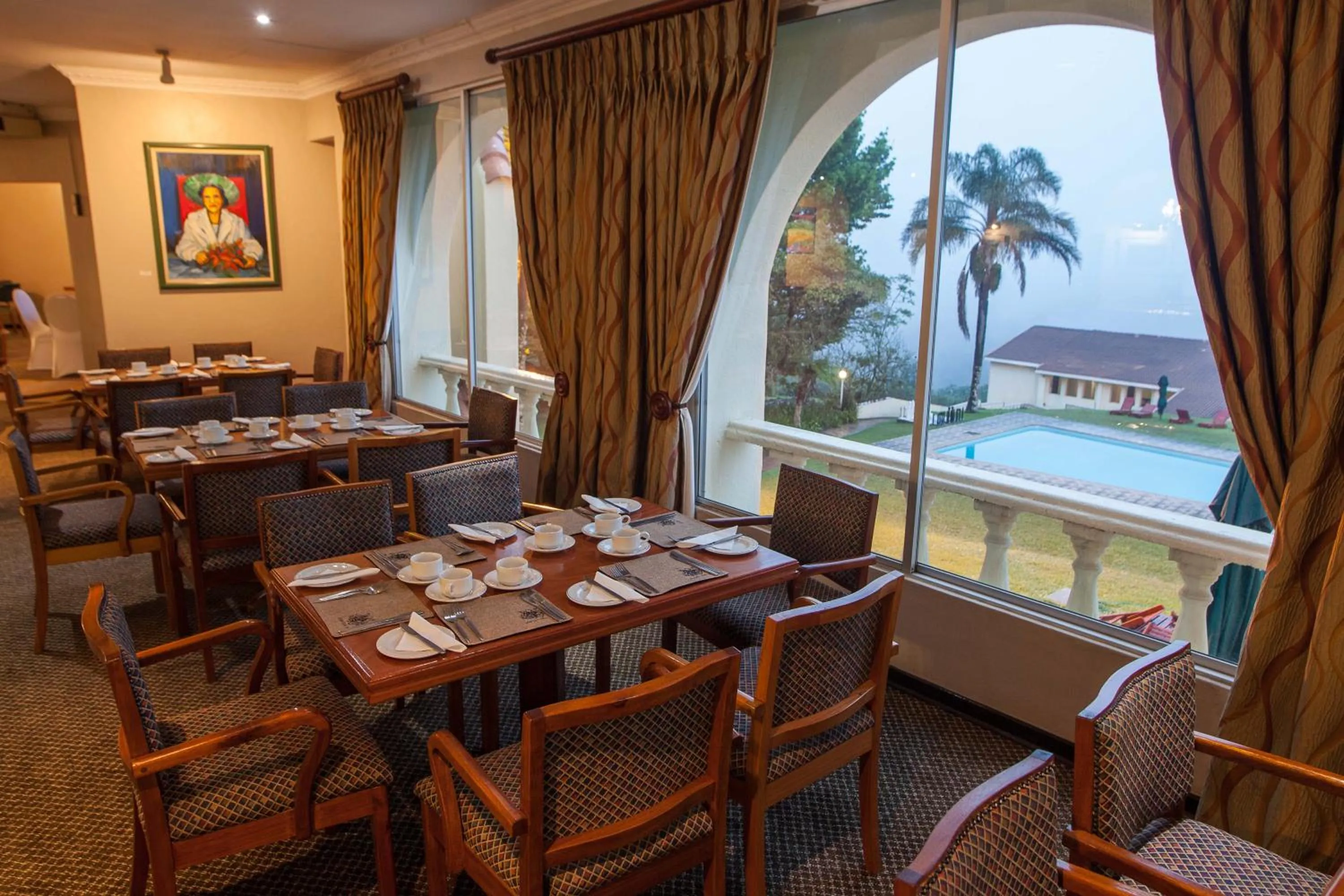 Dining area in Mountain View International Hotel - Eswatini