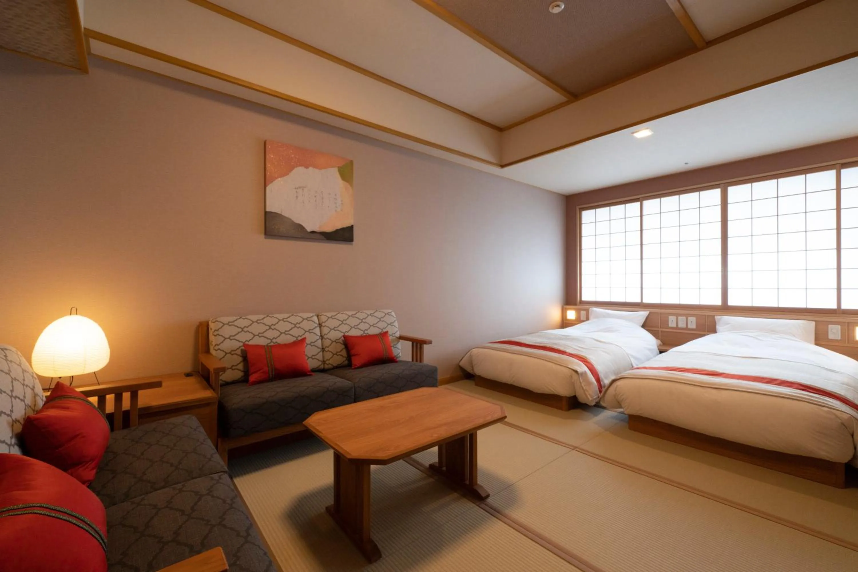 Photo of the whole room, Bed in Kyoto Umekoji Kadensho
