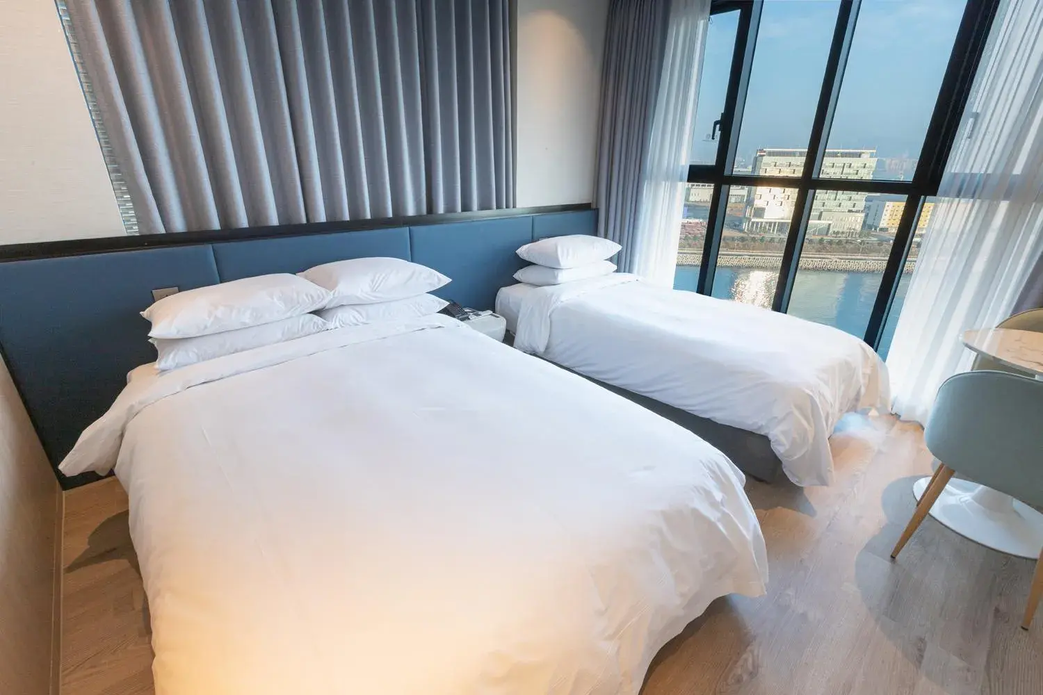 Bed in Citadines Connect Hari Busan Bed in Citadines Connect Hari Busan