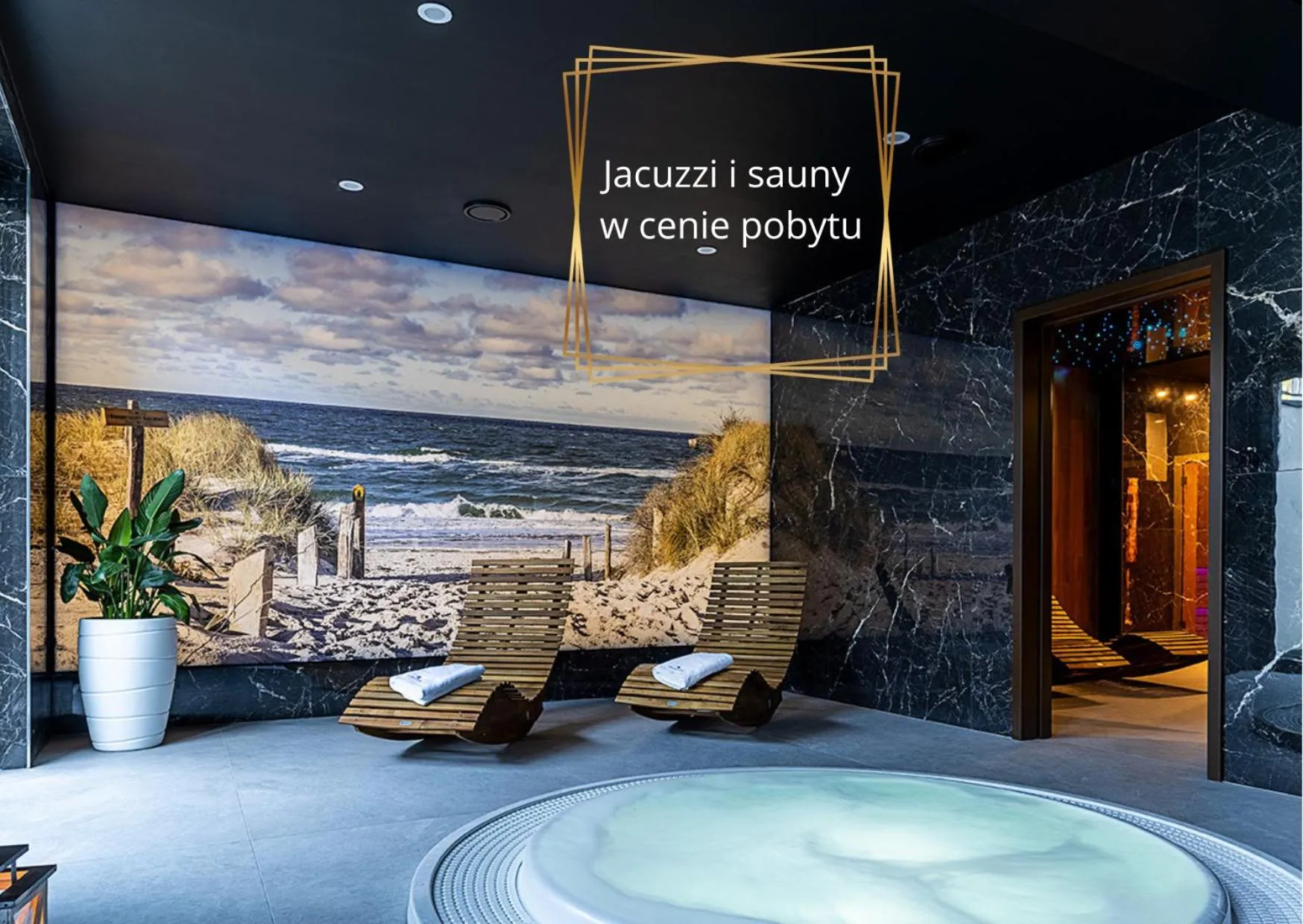 Hot Tub in BELMAR Park Resort - Jacuzzi, Sauny, Wellness