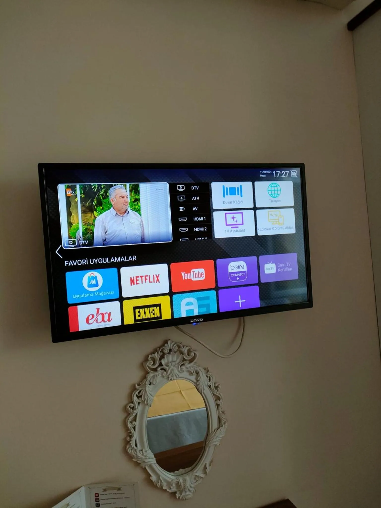 TV and multimedia in Ozmen Hotel Old Town Kaleiçi