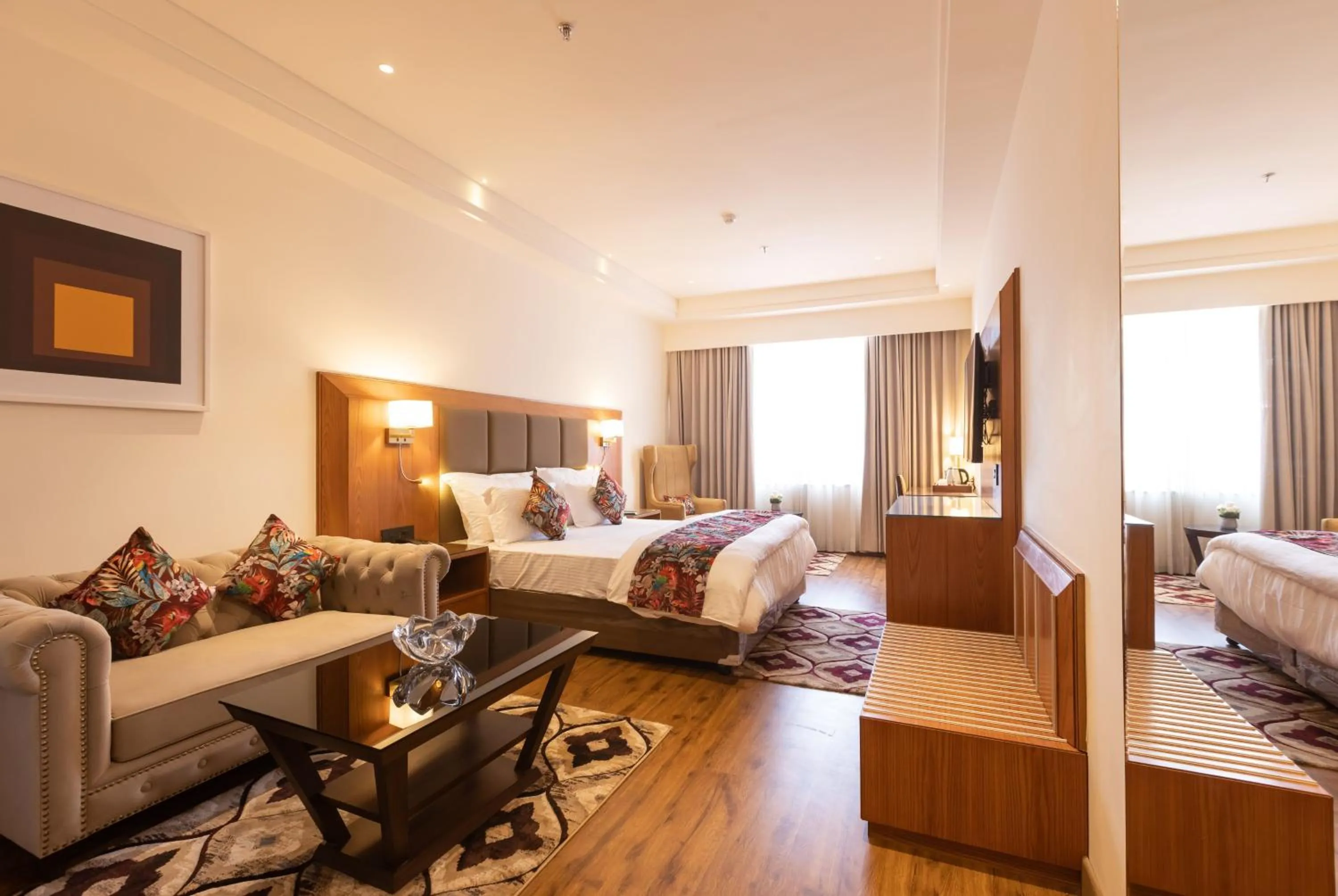 Photo of the whole room, Bed in Clarks Inn Express Ludhiana