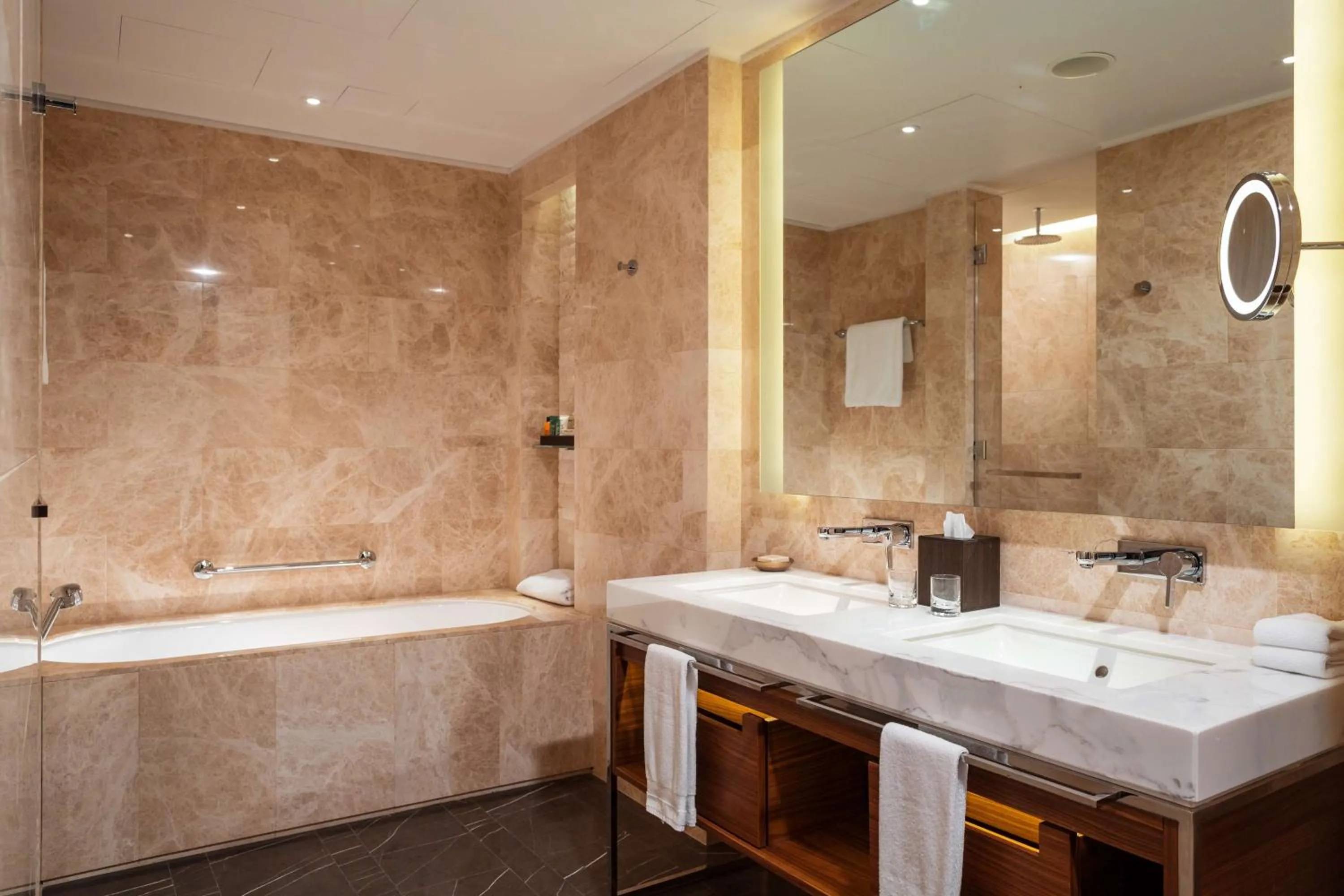 Bathroom in Hilton Kyiv