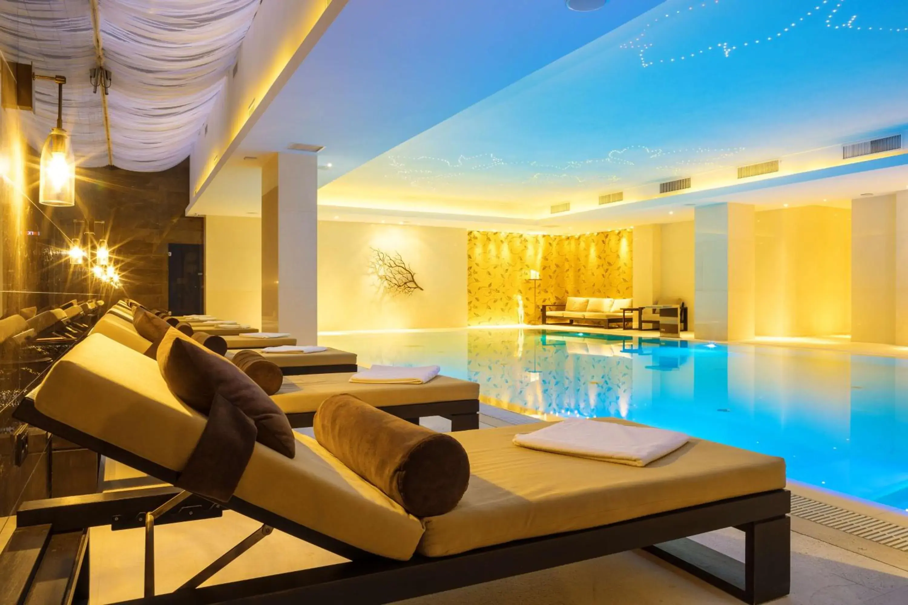 Pool view in Hilton Kyiv Pool view in Hilton Kyiv