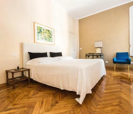 Bed in B&B Via Stampatori