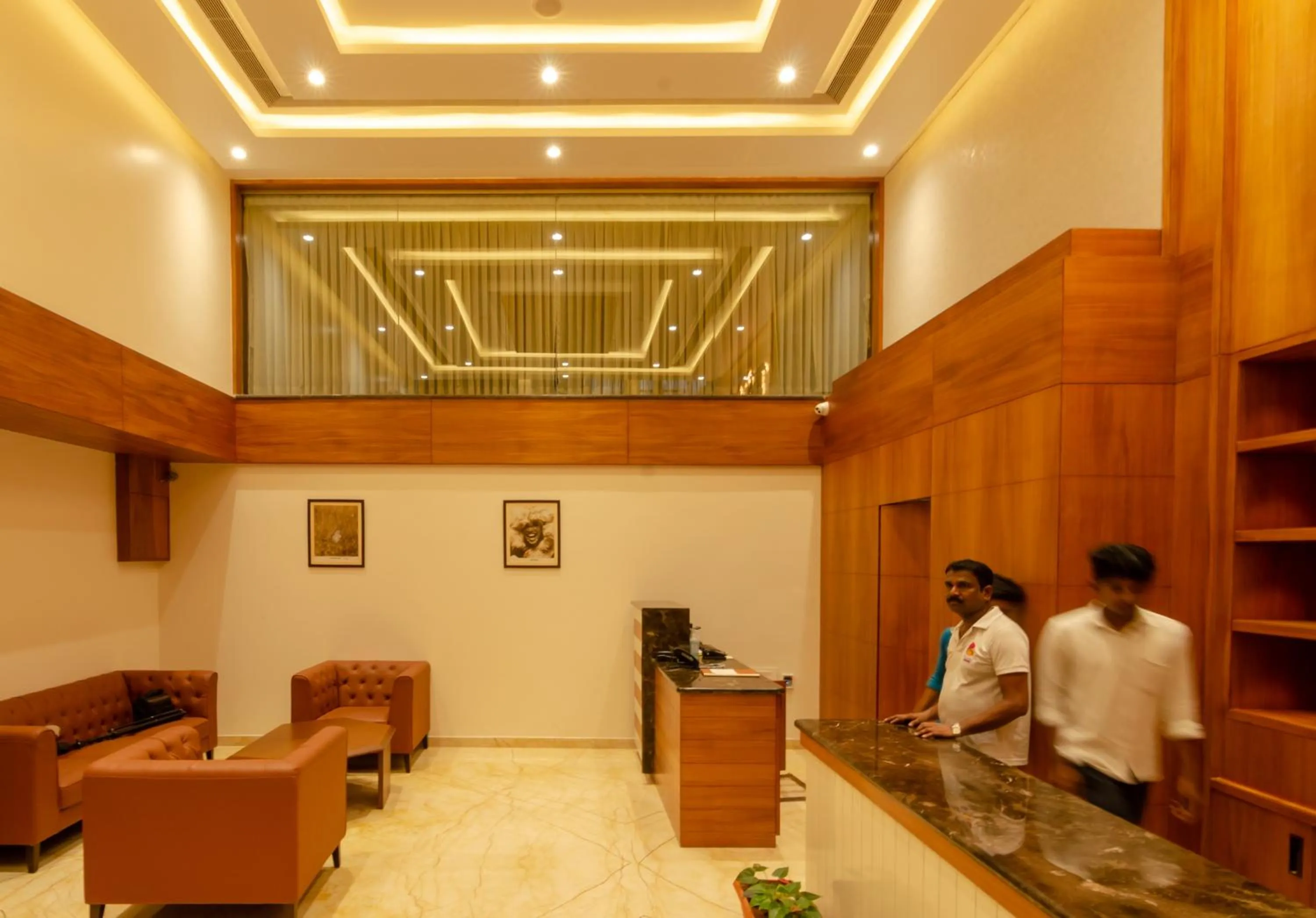 Lobby or reception in Chithara Comforts