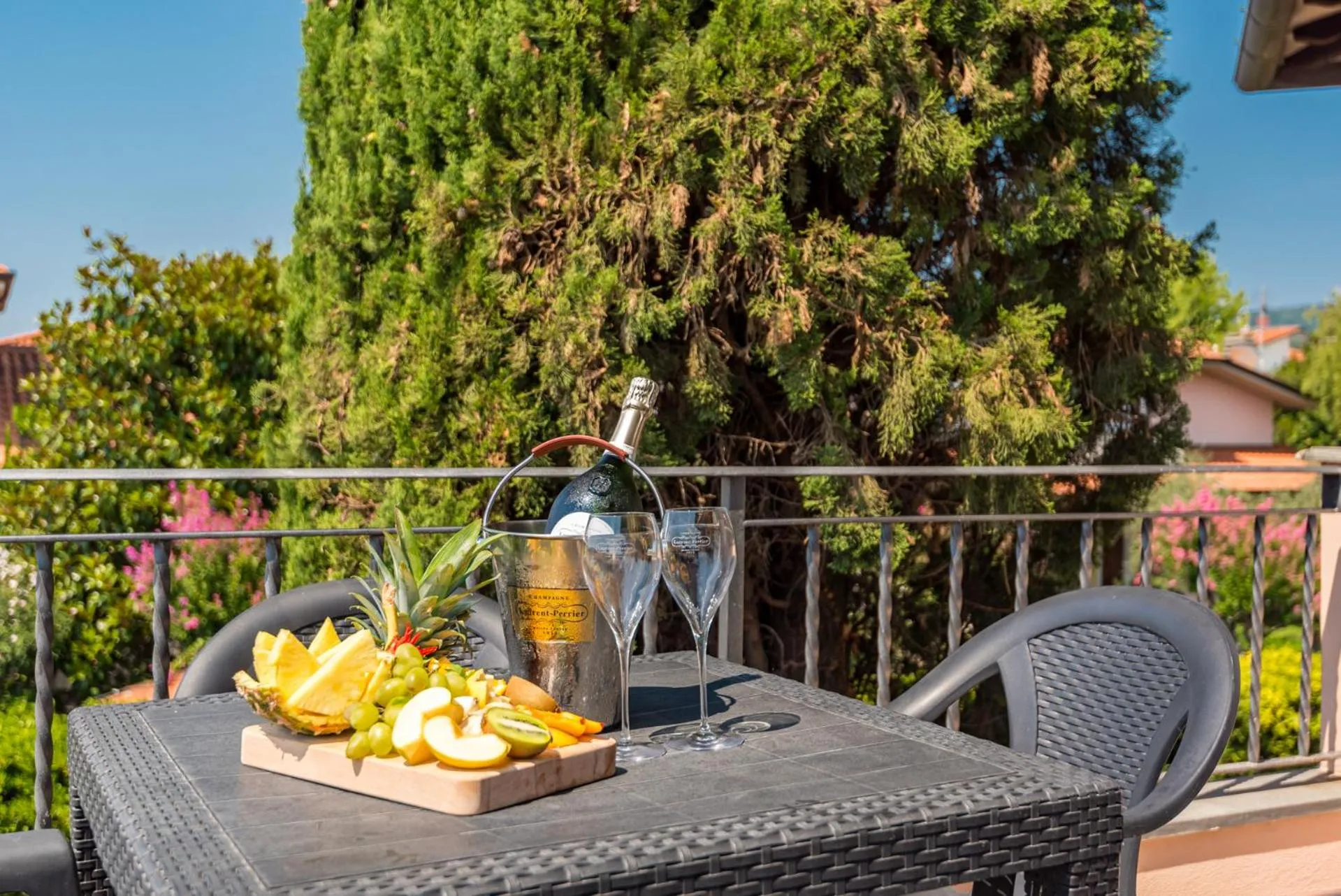 Balcony/Terrace in Hotel la Pietra restaurant
