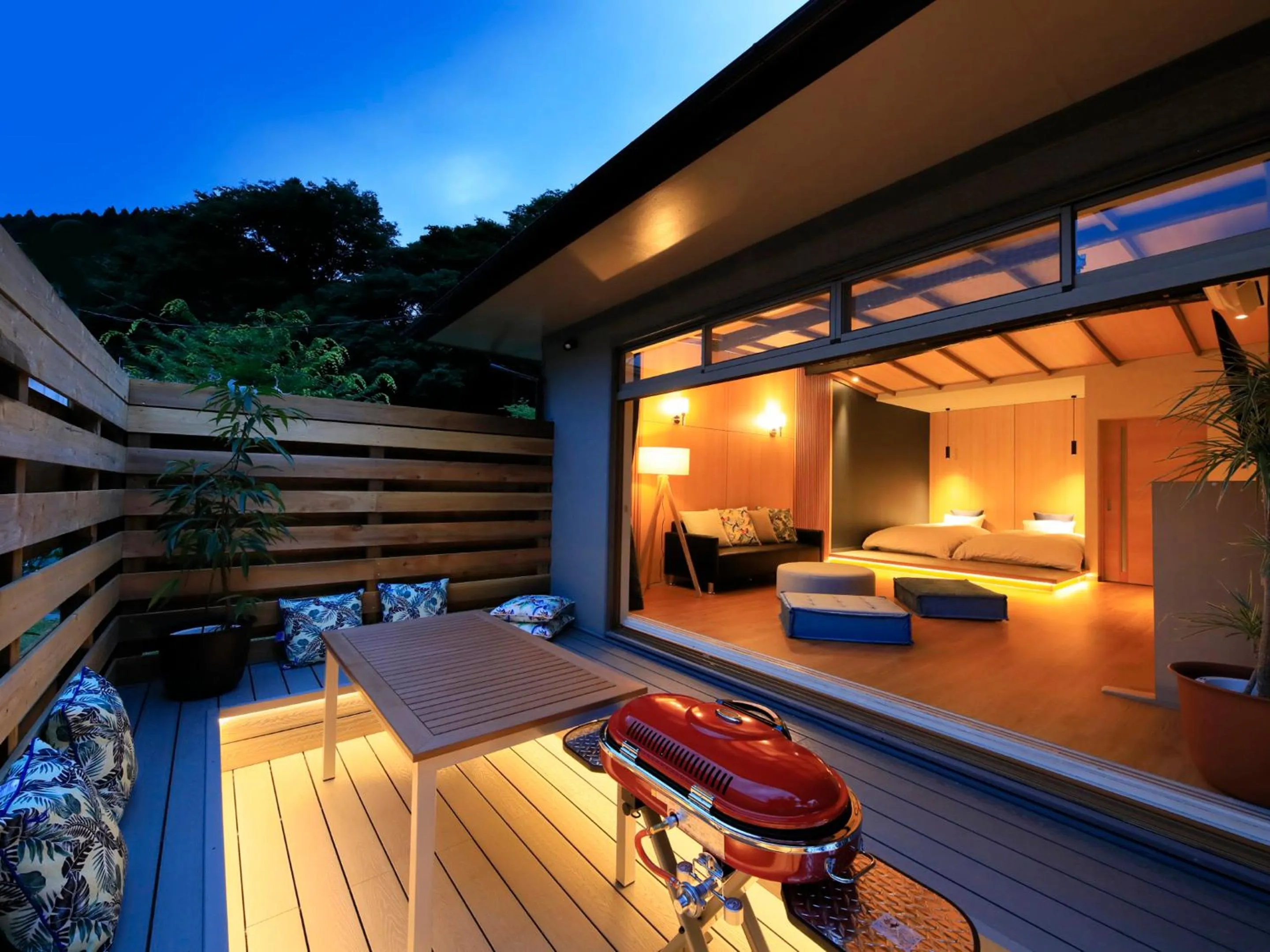 Balcony/Terrace in SPRINGS VILLAGE 足柄 丹沢温泉リゾート＆グランピング