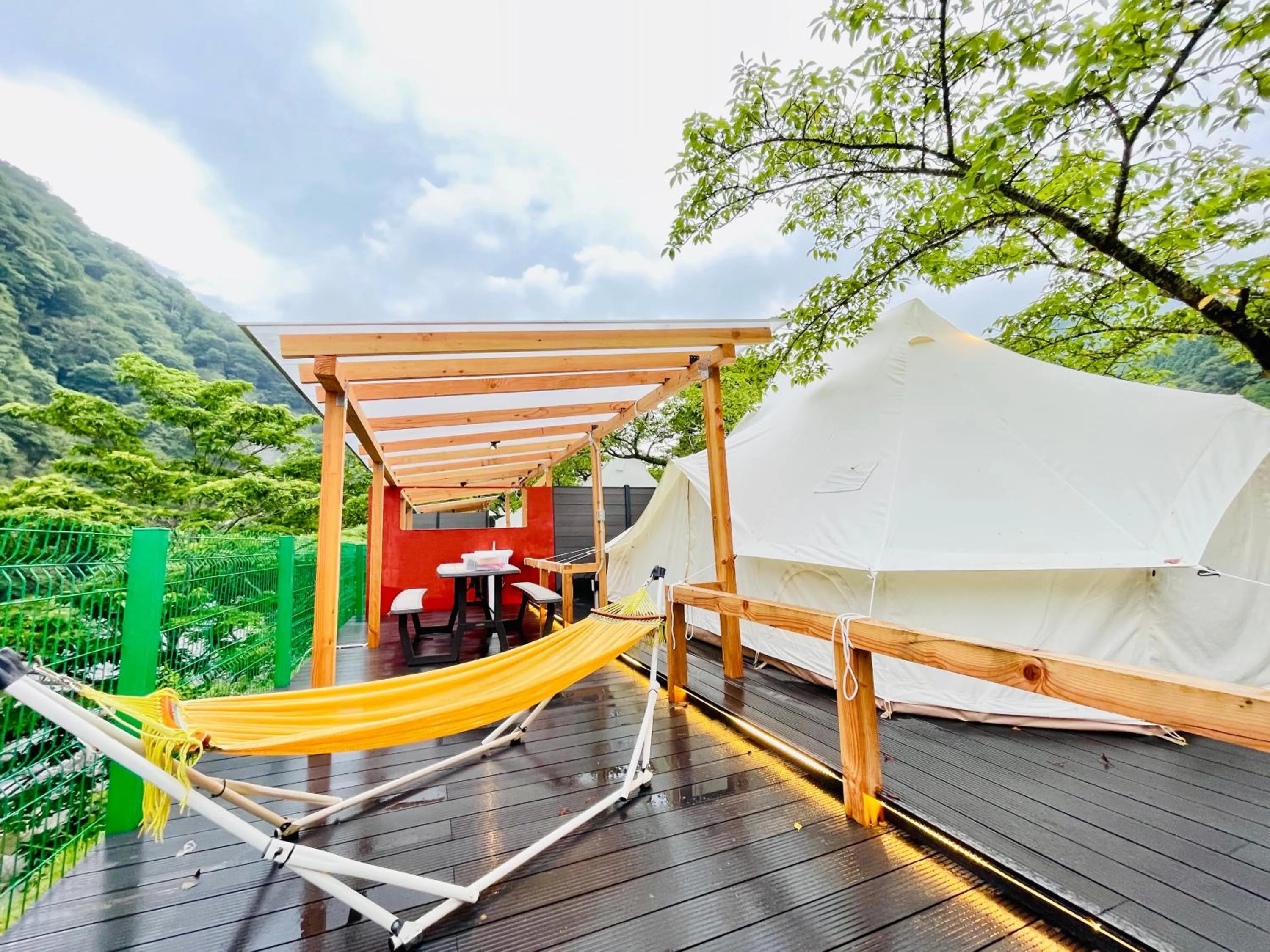 Balcony/Terrace in SPRINGS VILLAGE 足柄 丹沢温泉リゾート＆グランピング