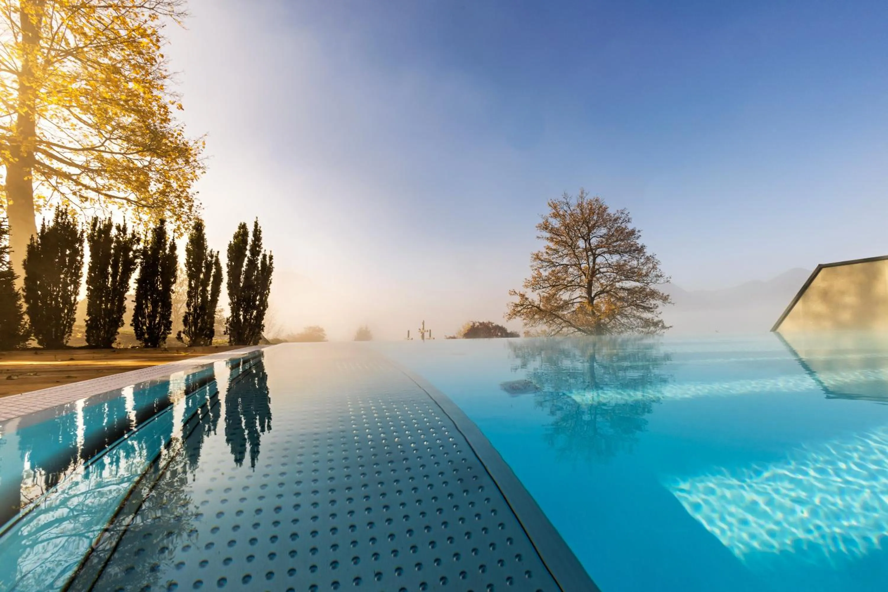 Swimming pool in Hideaway Hotel Montestyria Chalets & Suiten