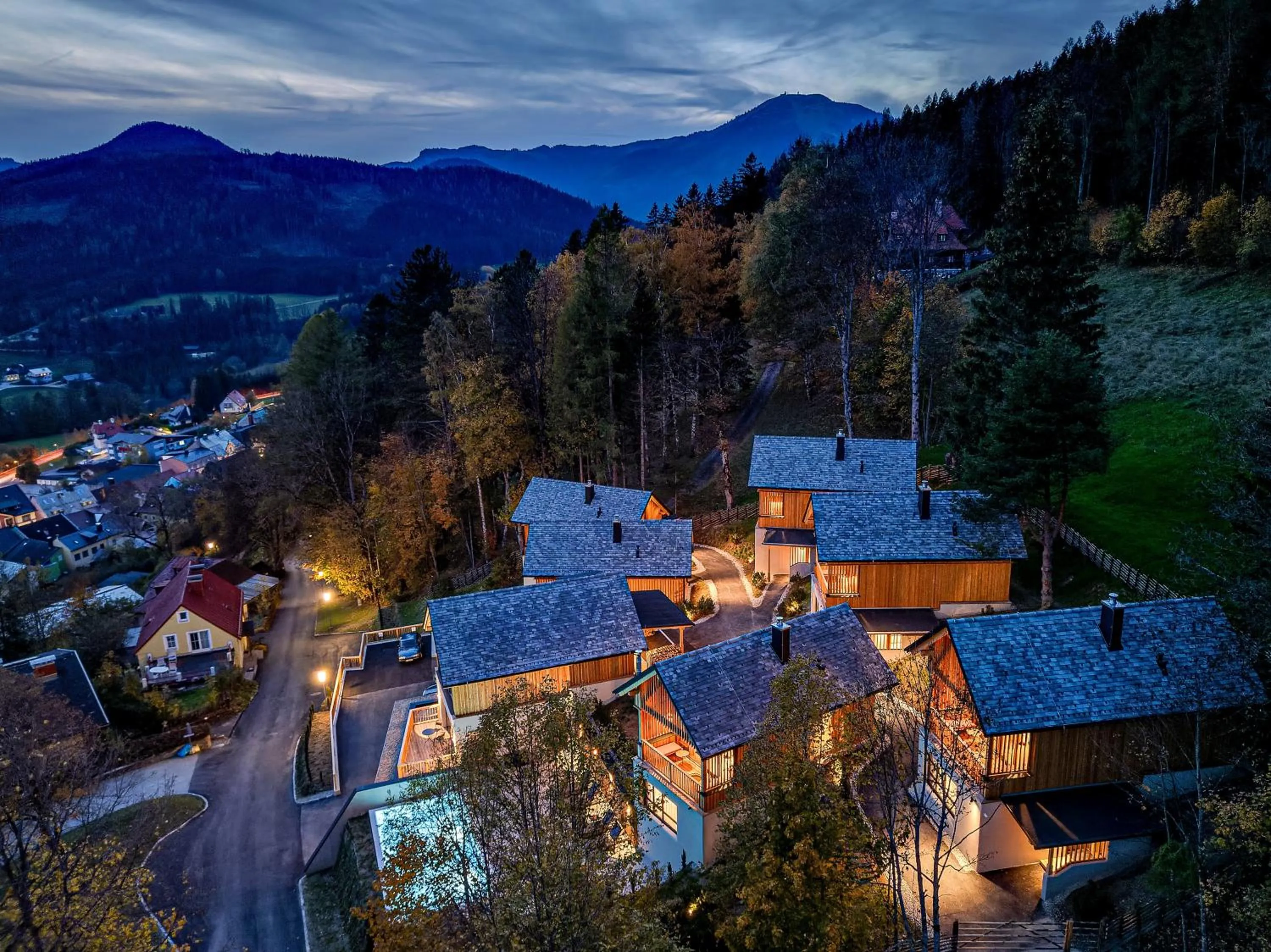 Property building in Hideaway Hotel Montestyria Chalets & Suiten