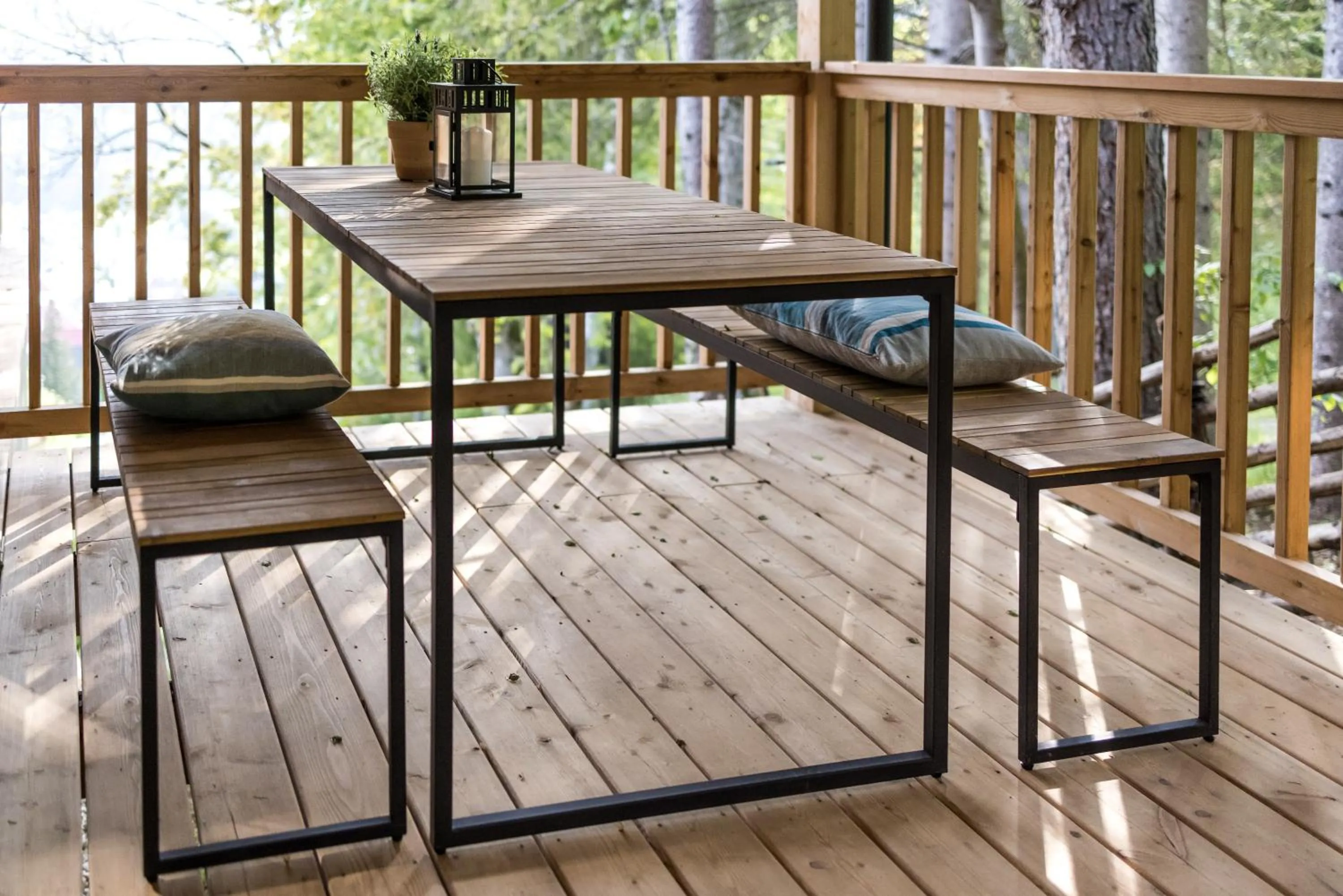 Patio in Hideaway Hotel Montestyria Chalets & Suiten