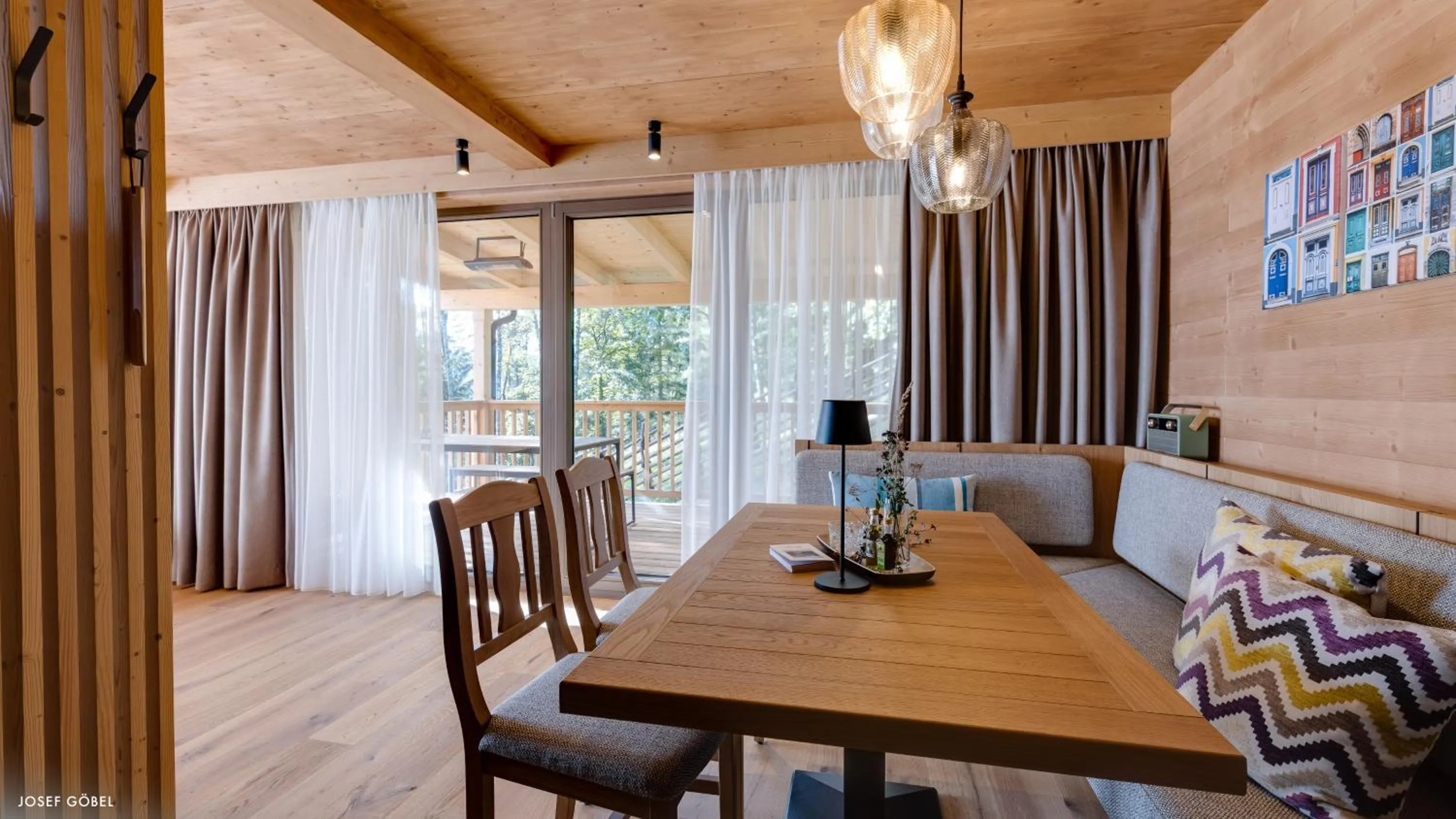 Living room in Hideaway Hotel Montestyria Chalets & Suiten