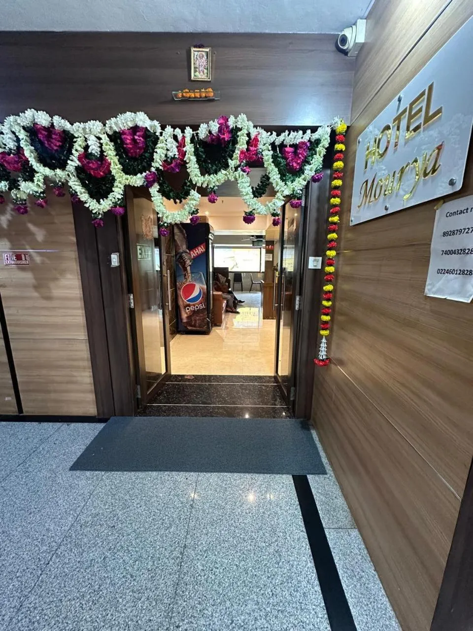 Facade/entrance in Hotel Mourya Residency