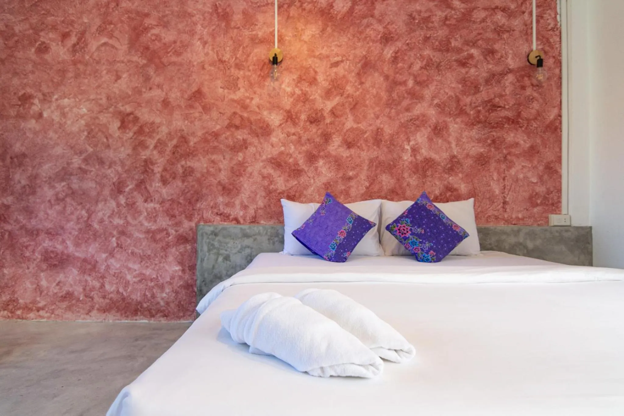 Bed in THANSILA Resort