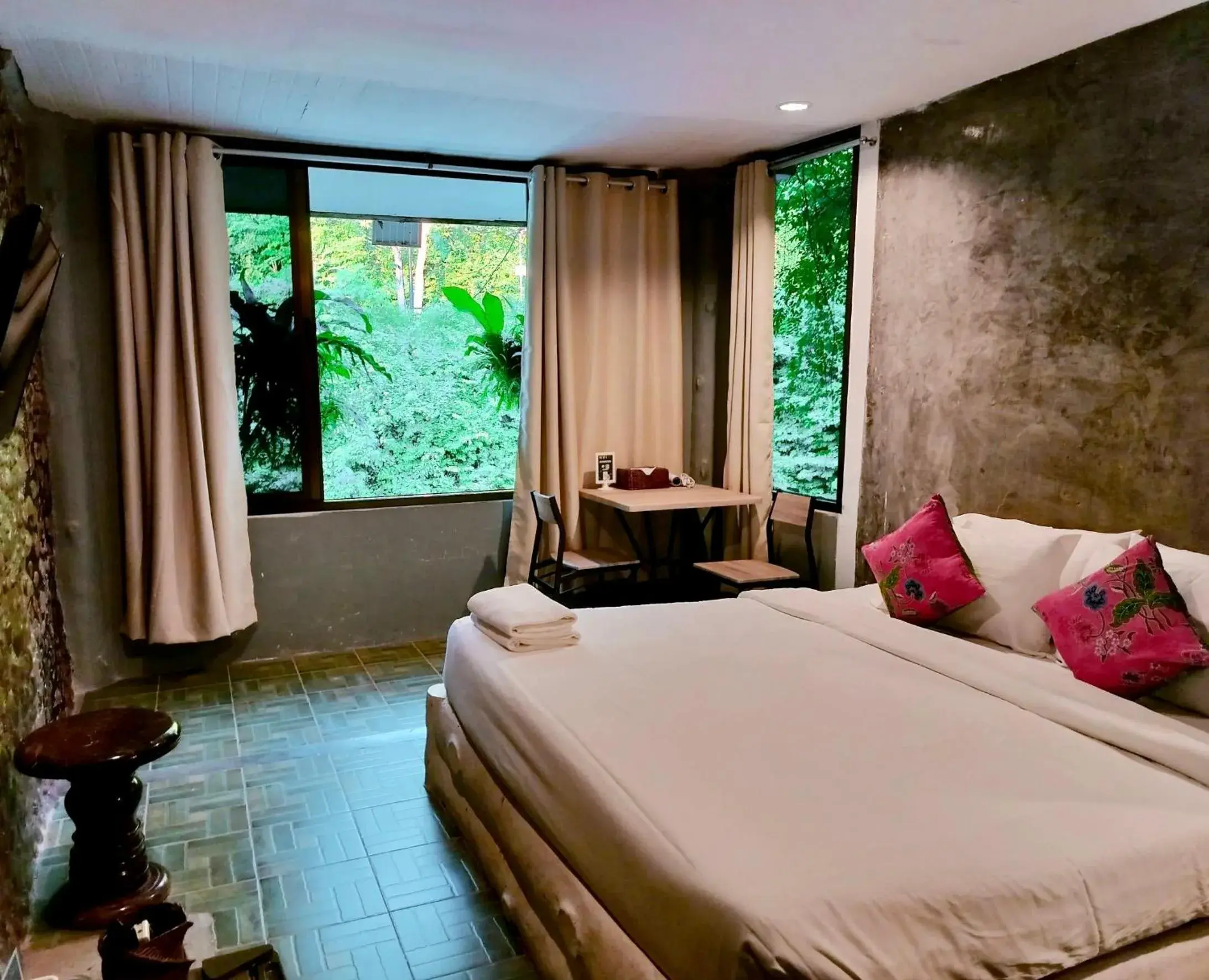 Bed in THANSILA Resort Bed in THANSILA Resort