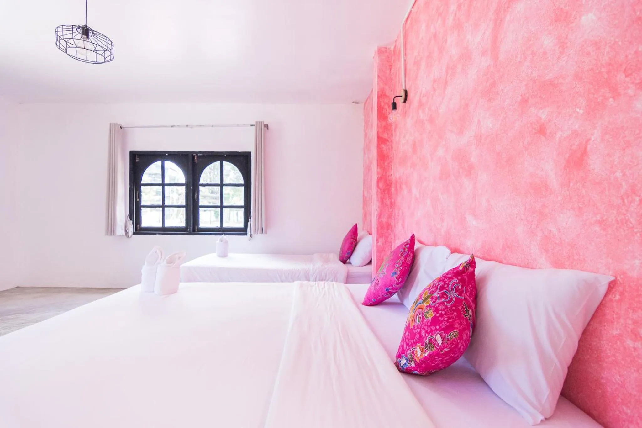 Bed in THANSILA Resort