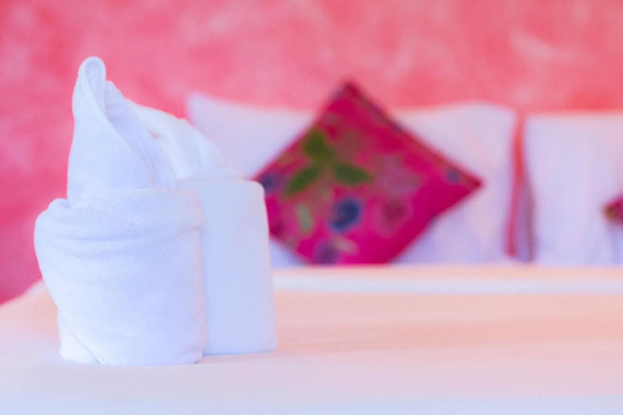 Bed in THANSILA Resort