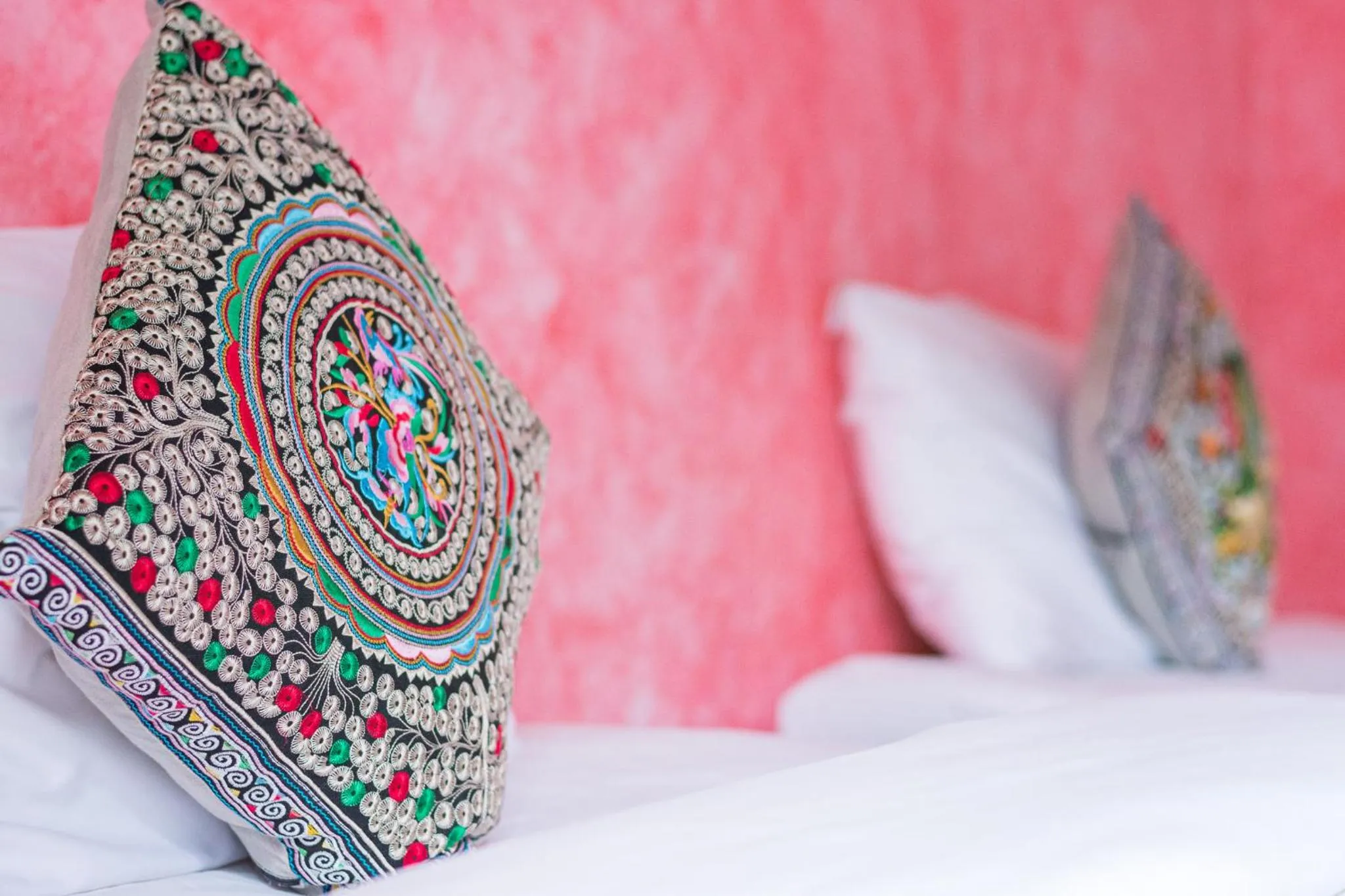 Bed in THANSILA Resort