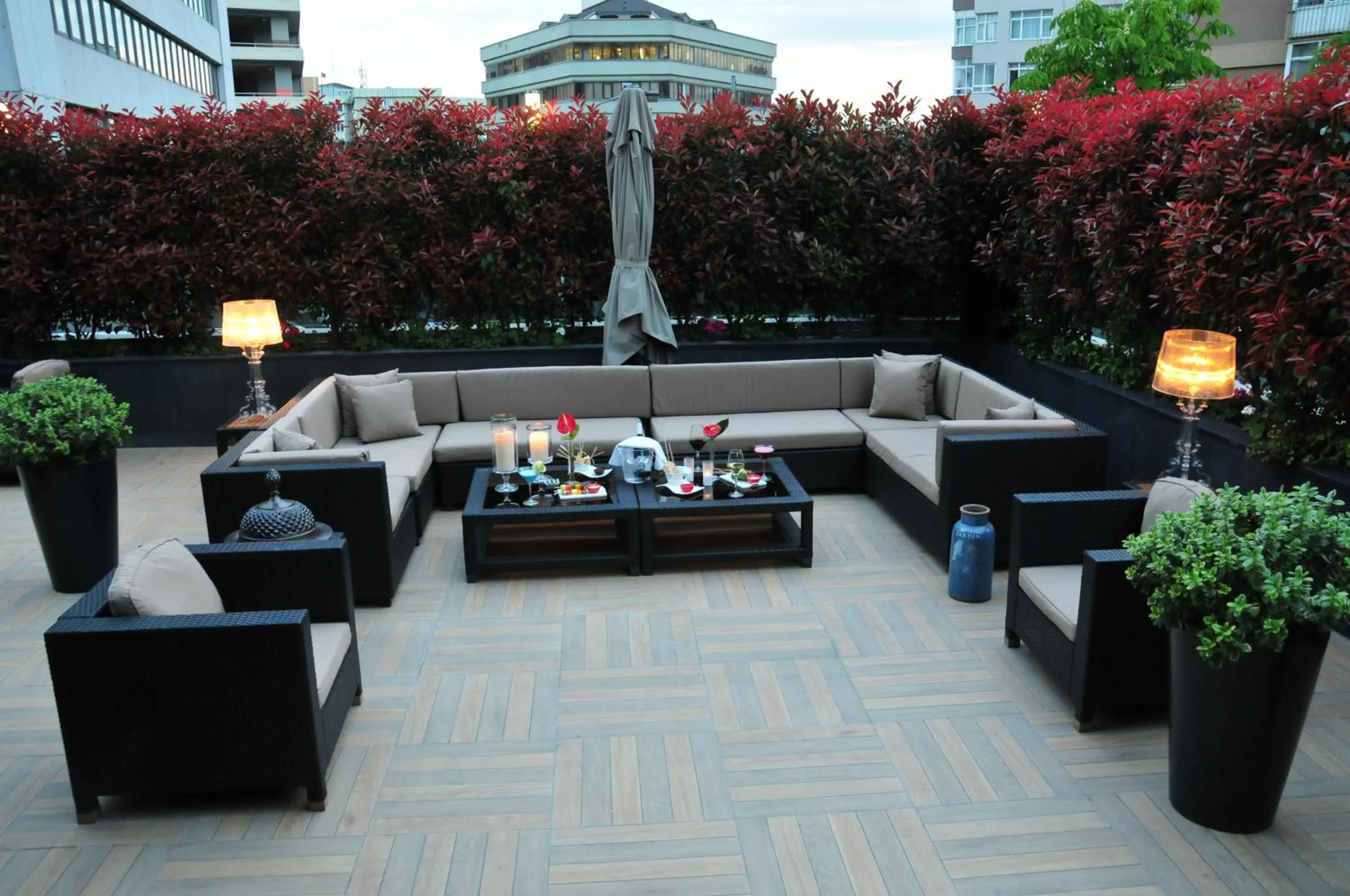 Garden view in Surmeli Istanbul Hotel