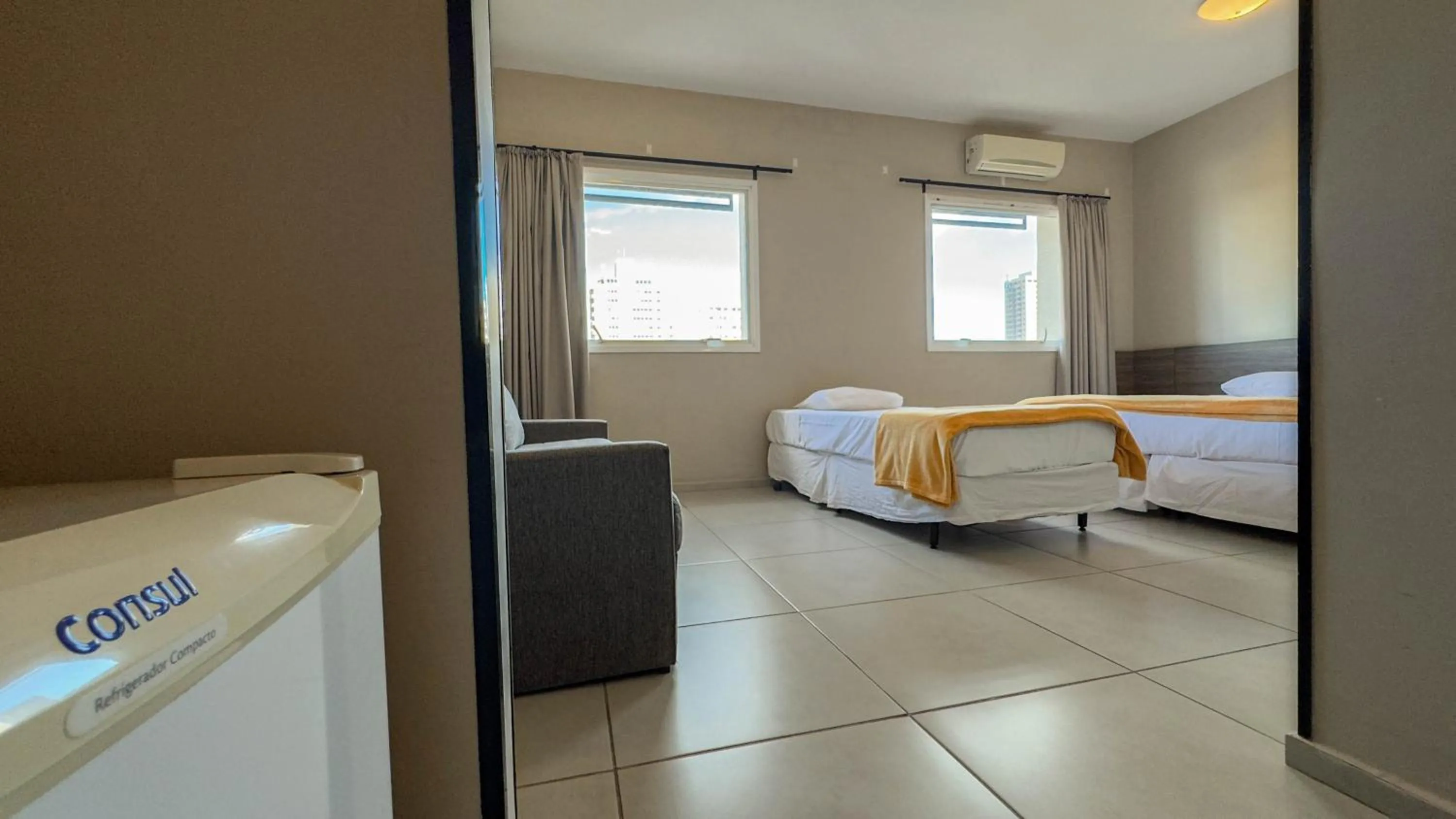 Bed in I-Hotel Piracicaba