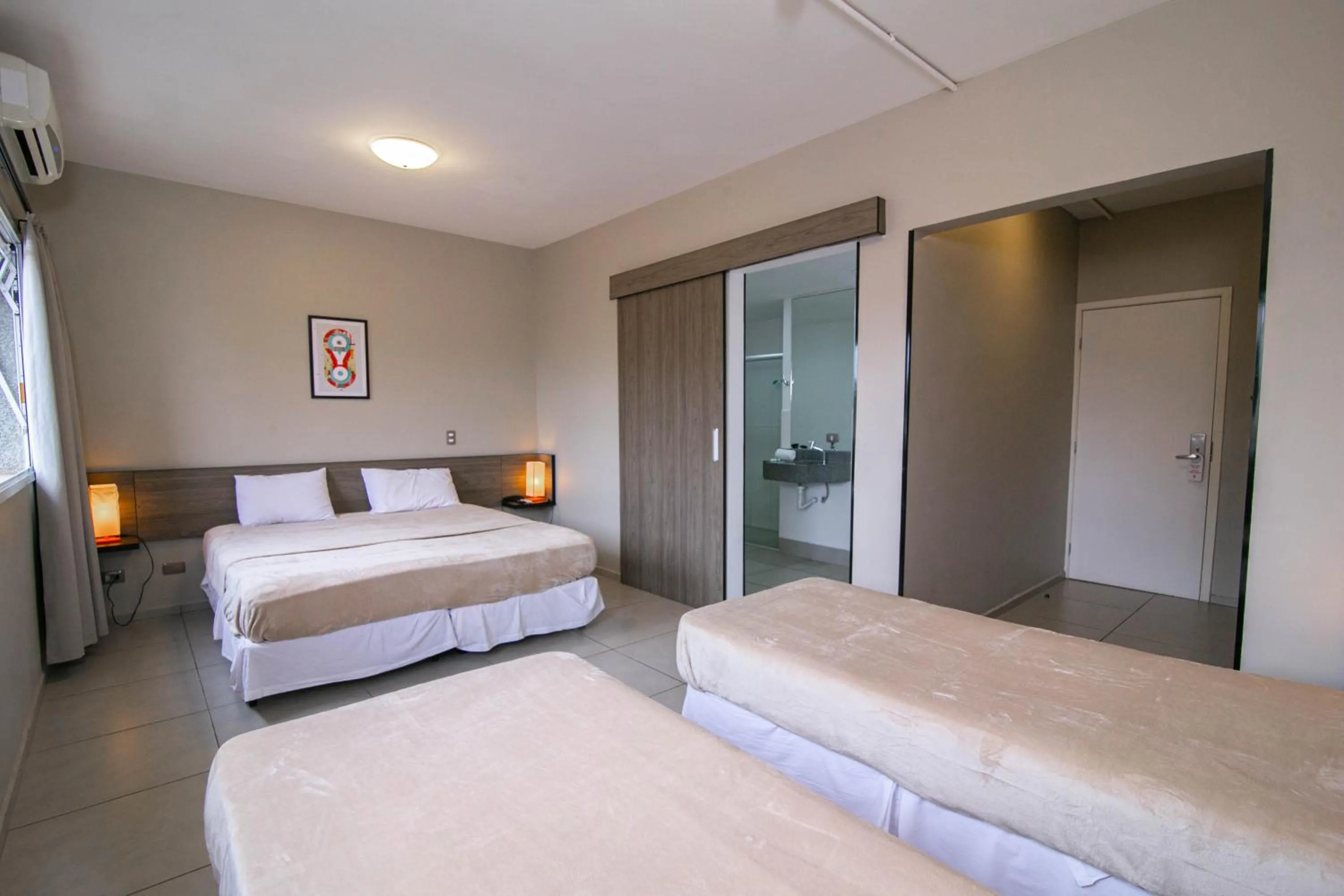 Bed in I-Hotel Piracicaba