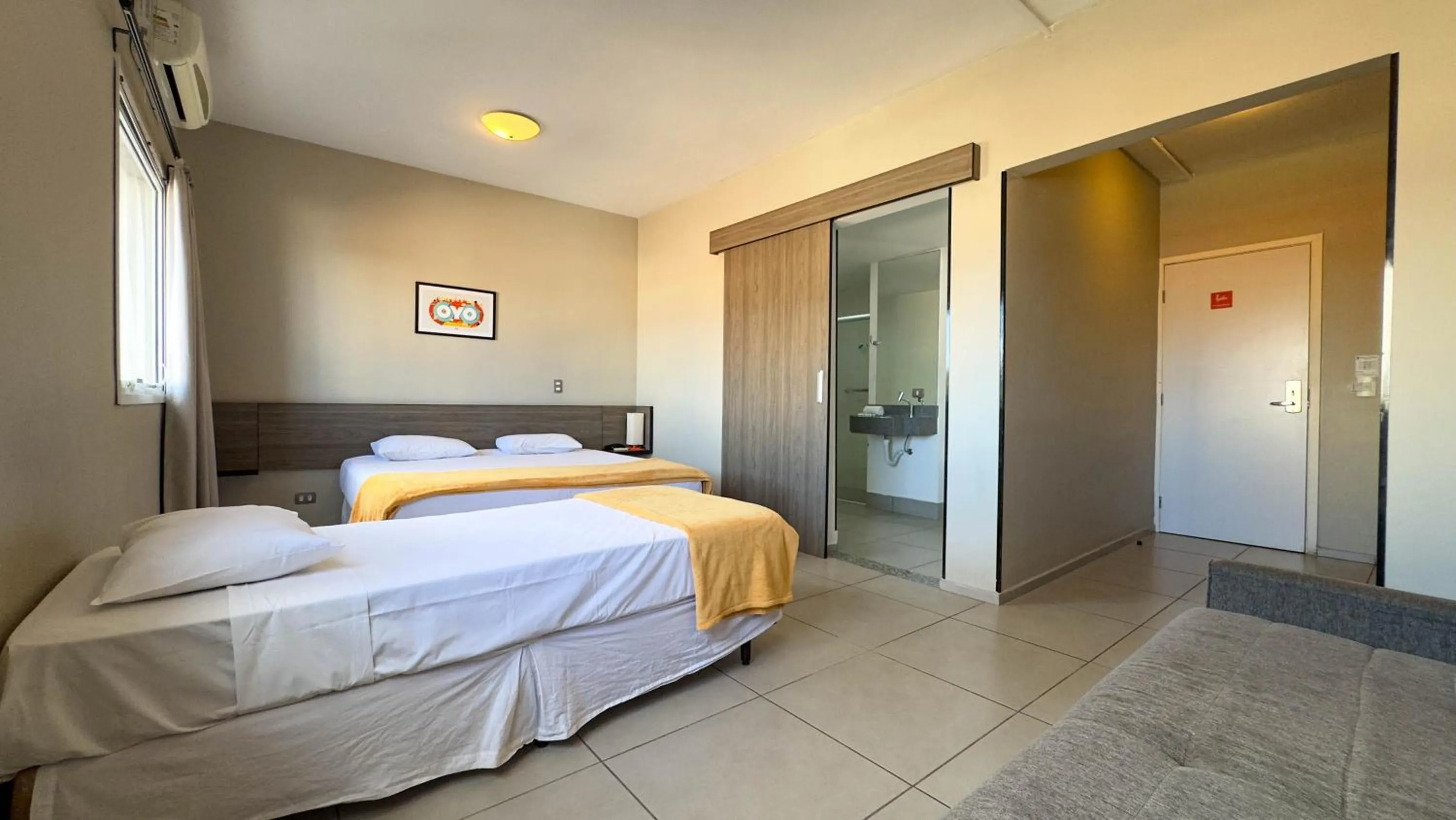 Bed in I-Hotel Piracicaba