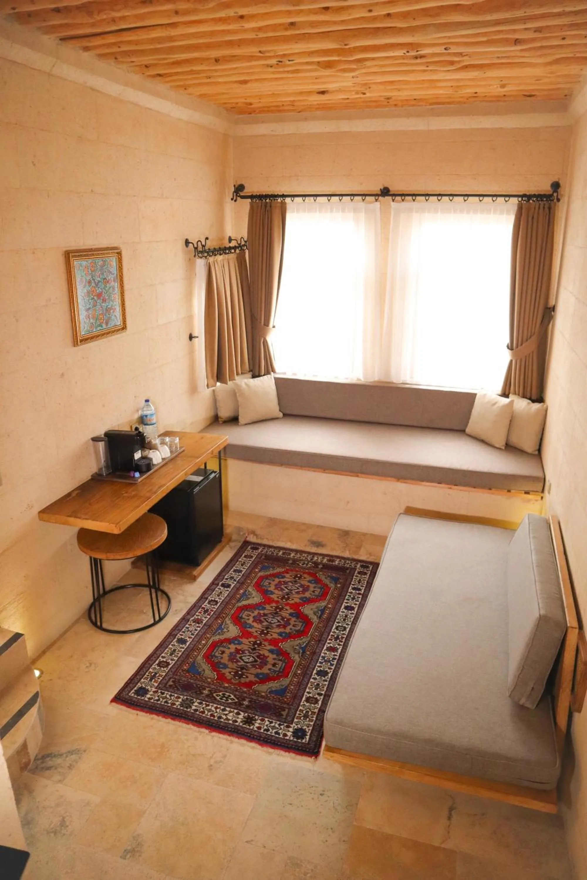 Living room in Kappadoks Cave Hotel