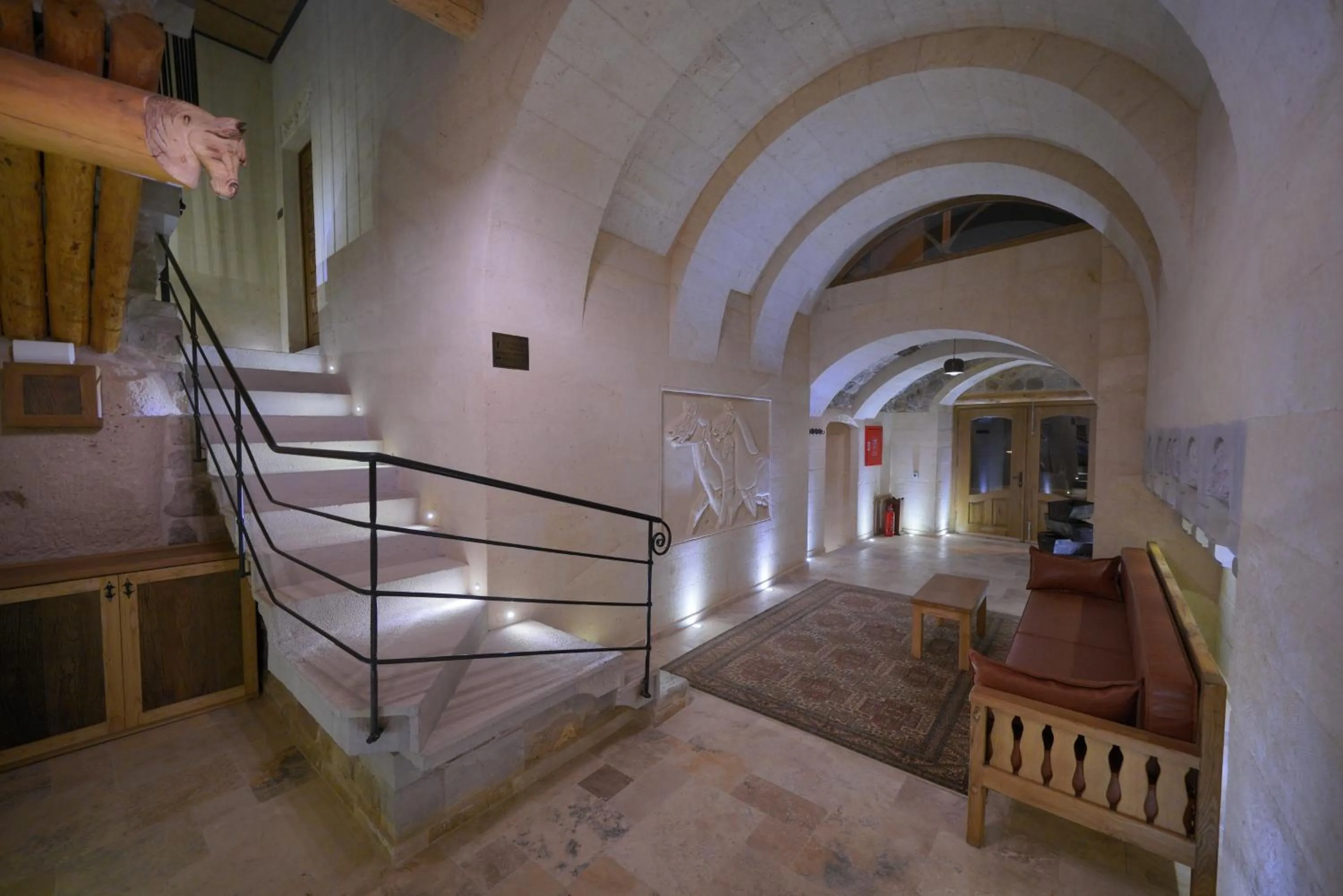 Facade/entrance, Bed in Kappadoks Cave Hotel