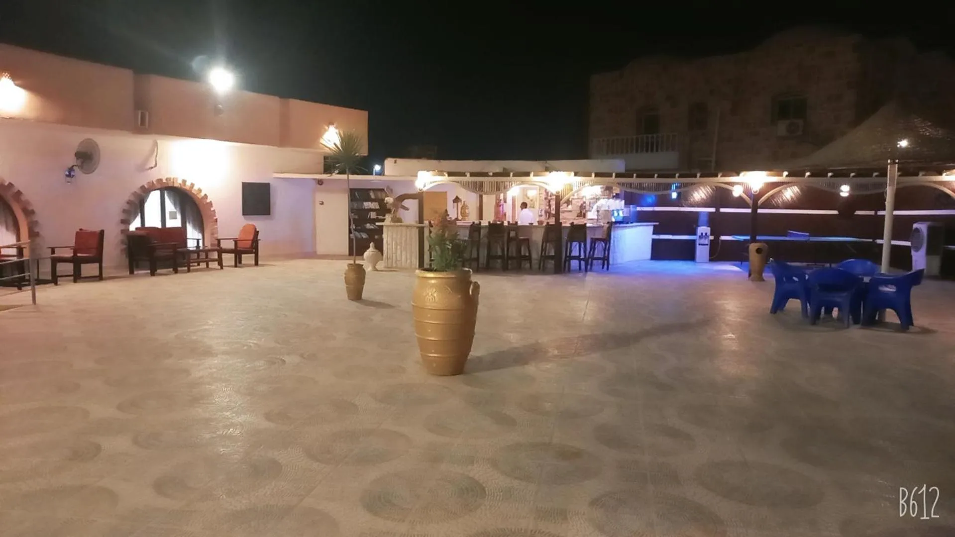 Patio in Dolphin Continental Hotel