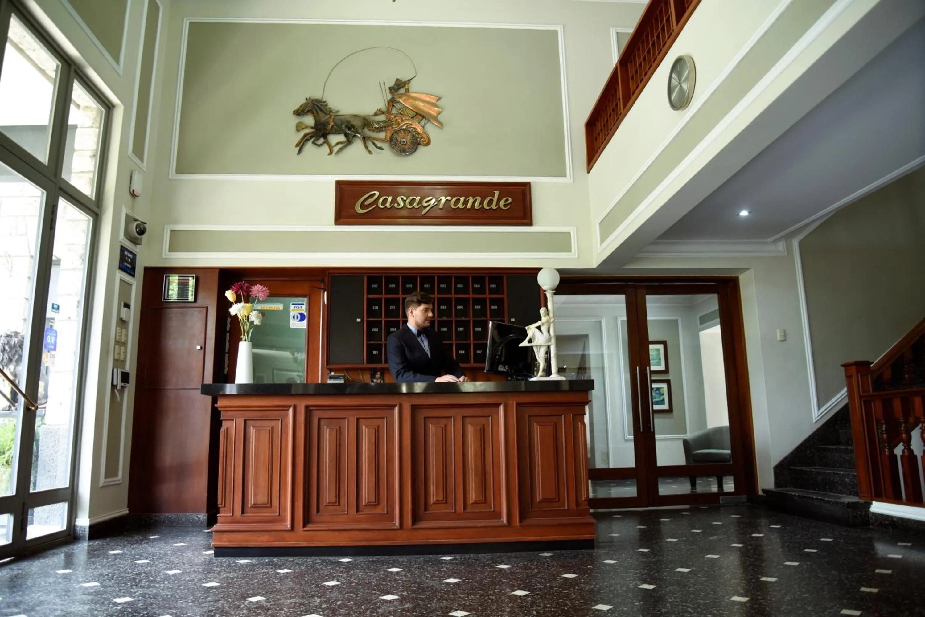 Lobby or reception in Hotel Casagrande