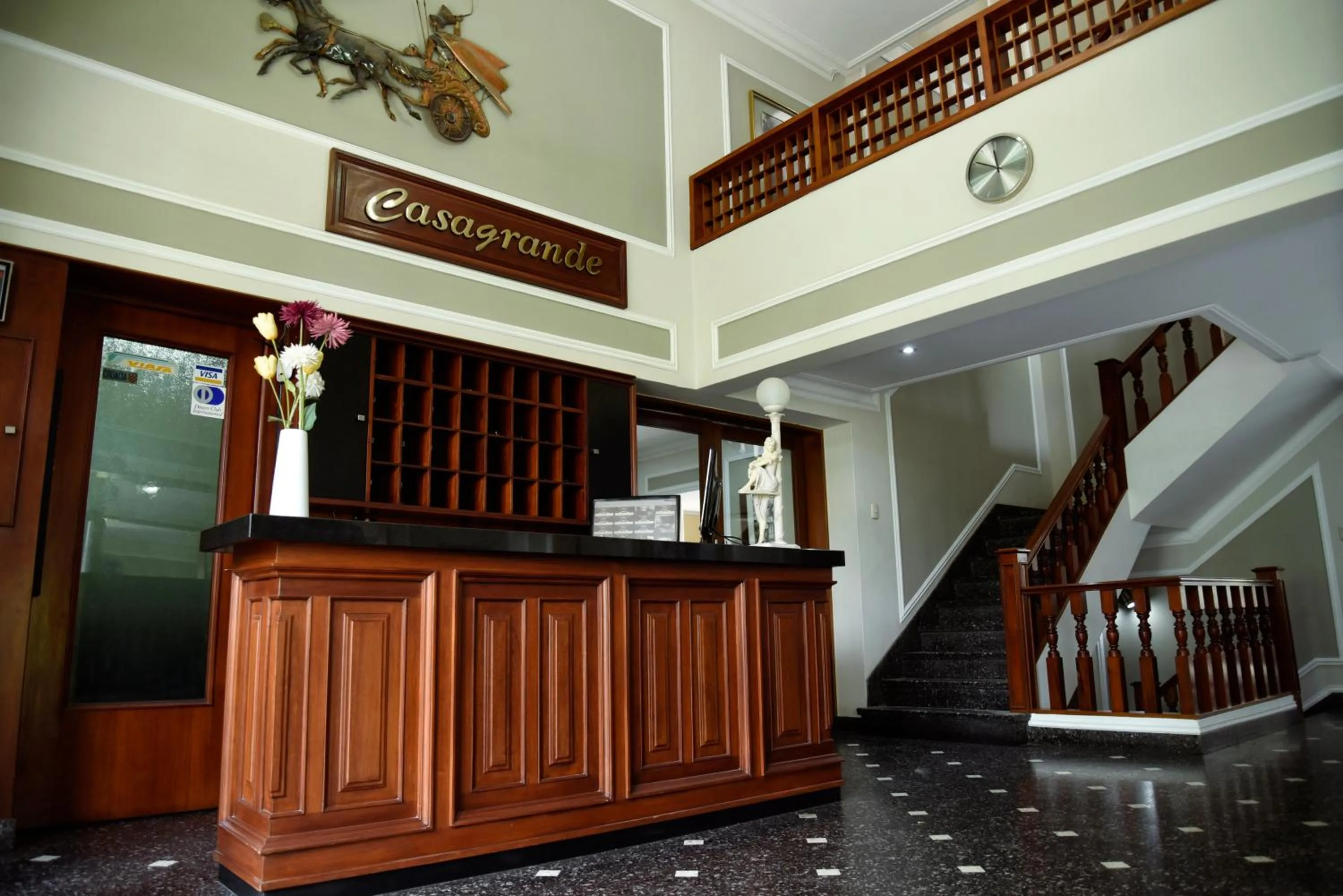 Lobby or reception in Hotel Casagrande