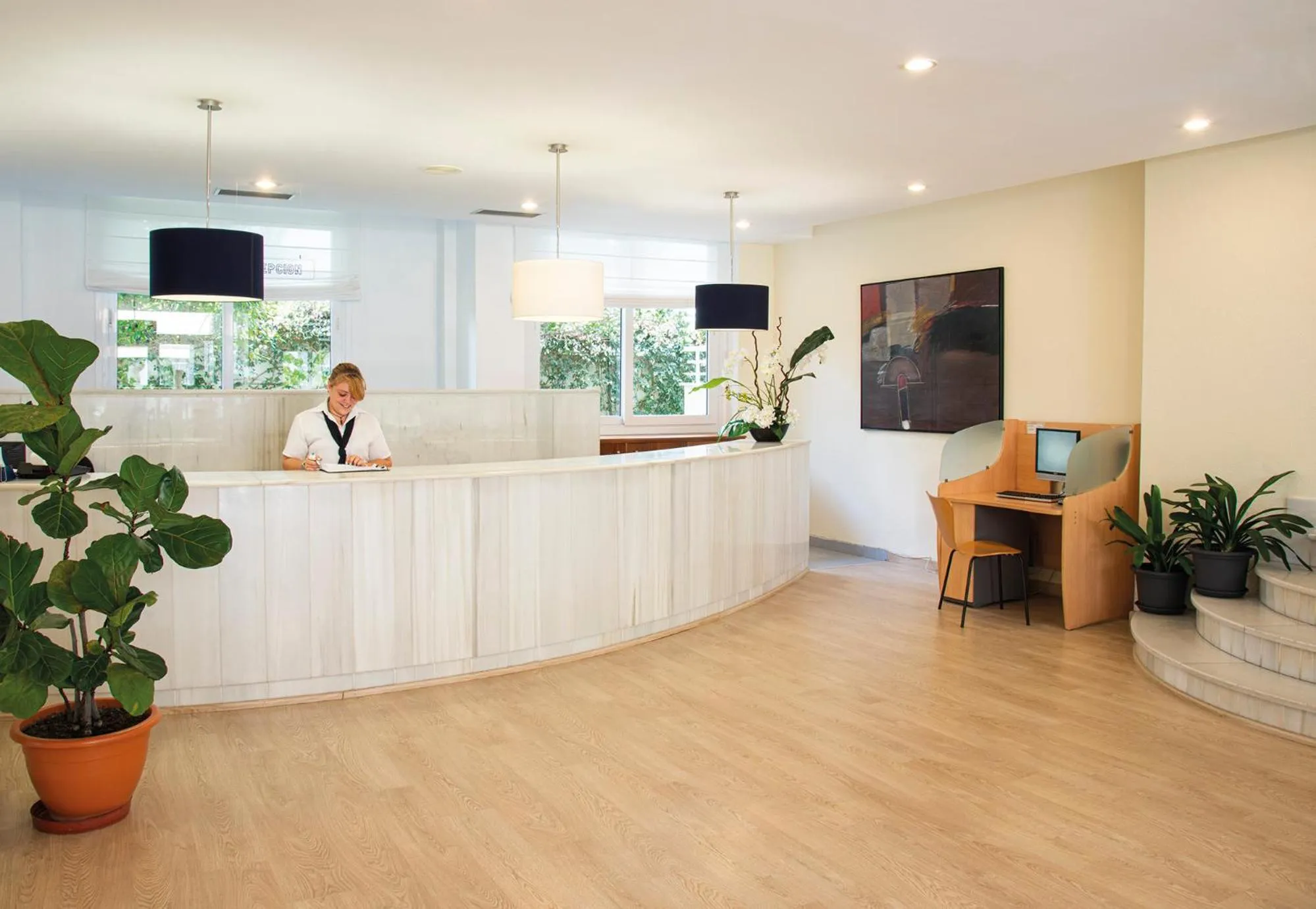 Lobby or reception in O7 Club Cala Ratjada