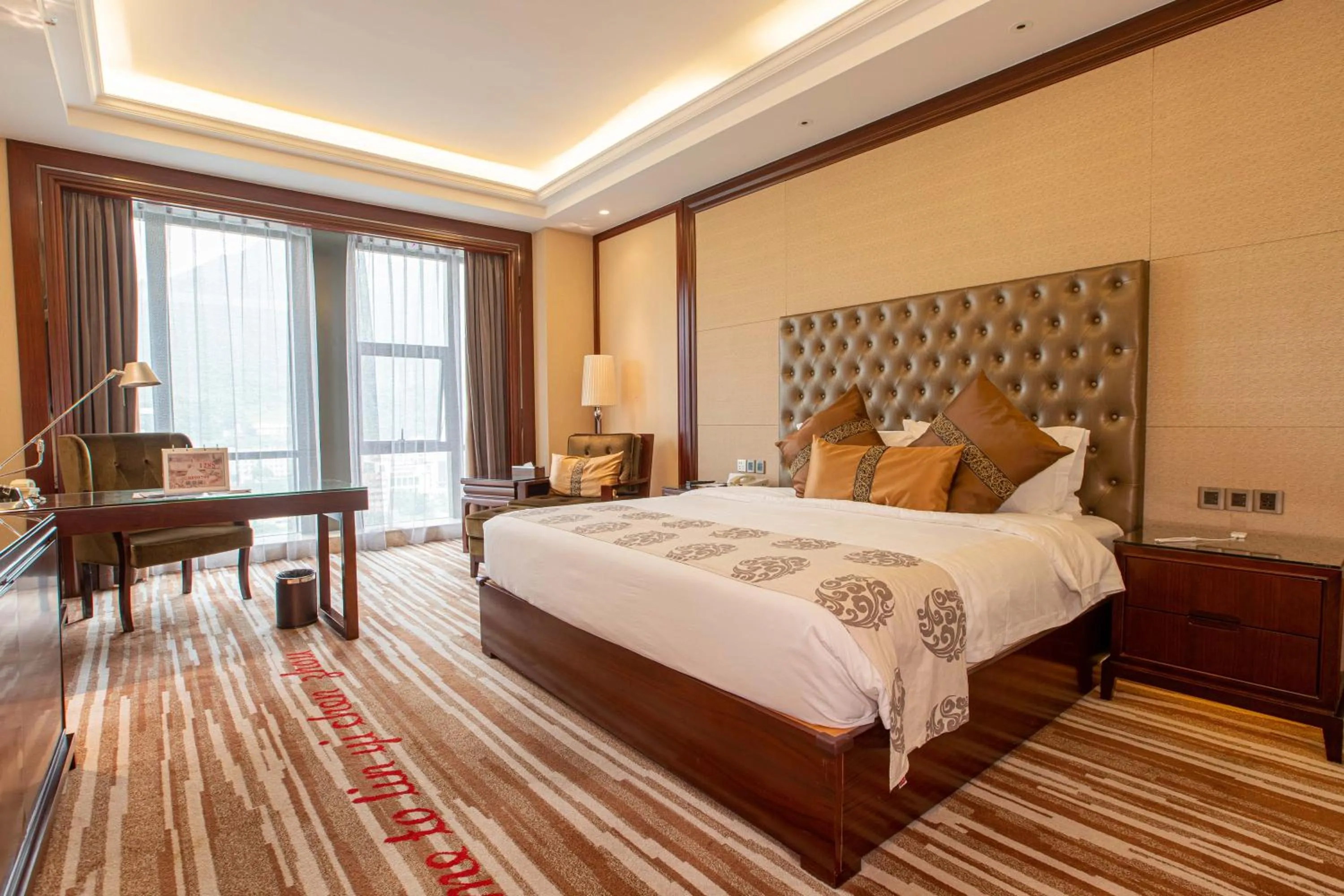 Bed in Wyndham Grand Plaza Royale Chenzhou