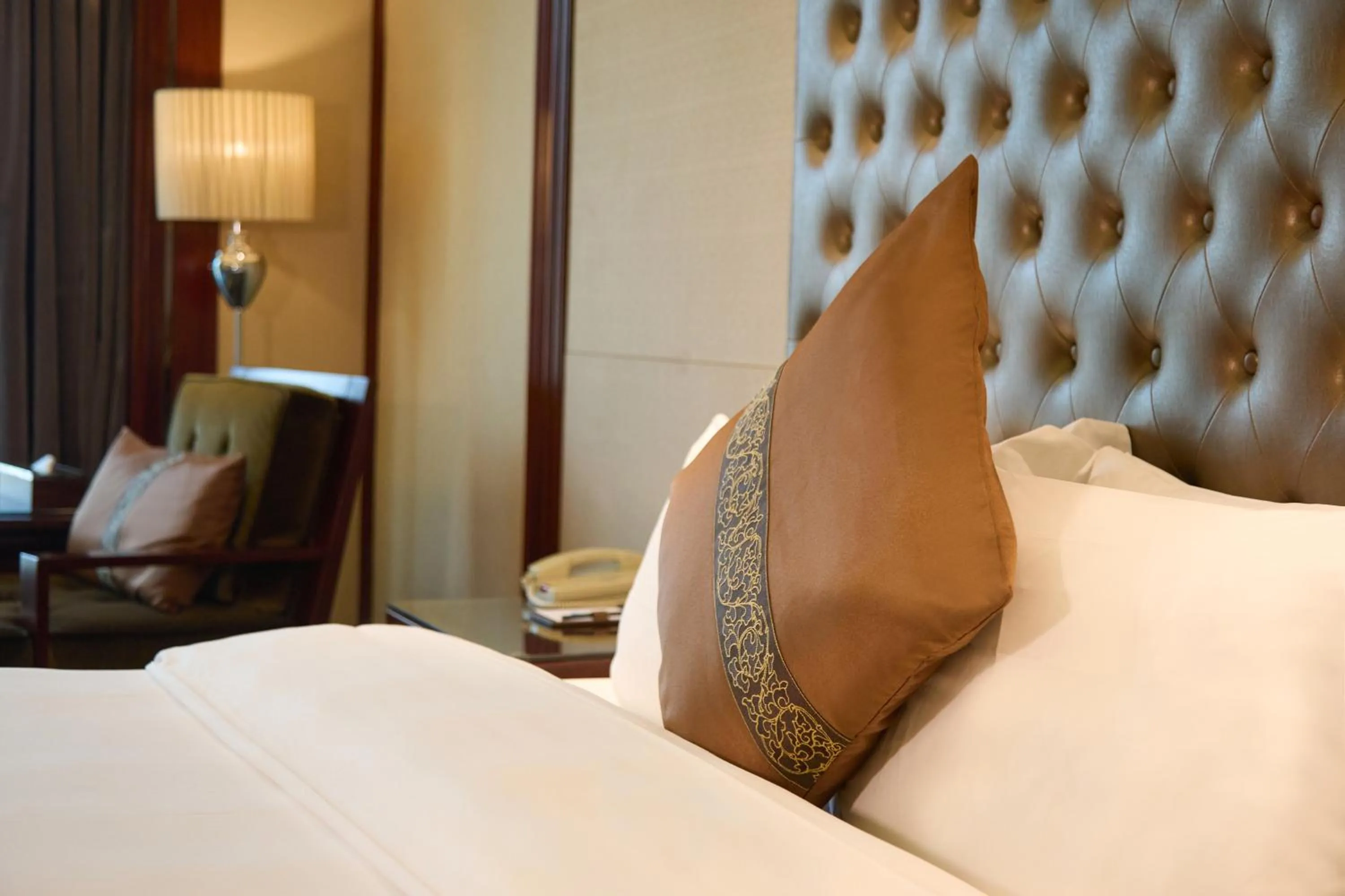 Bed in Wyndham Grand Plaza Royale Chenzhou