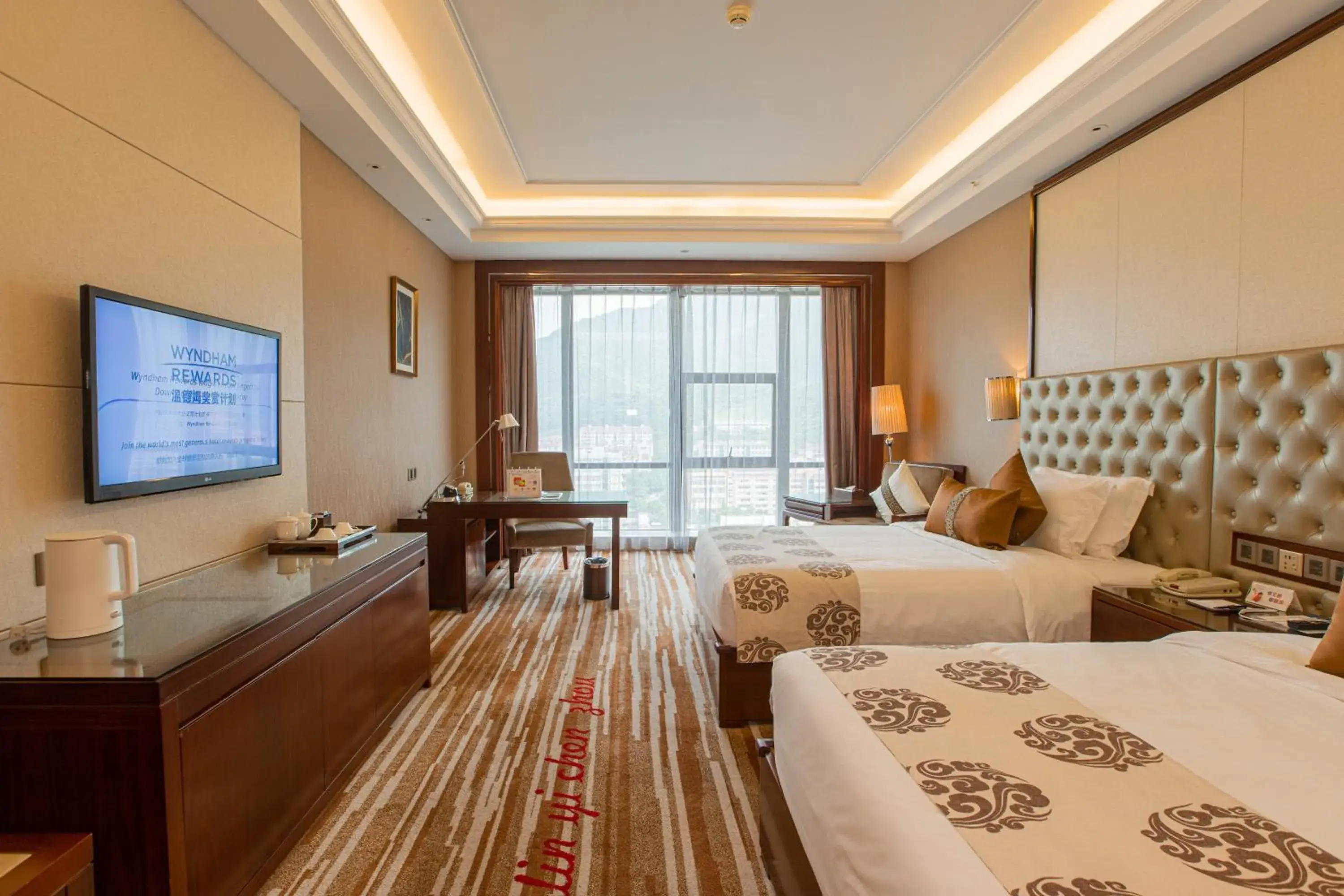 Deluxe Twin Room in Wyndham Grand Plaza Royale Chenzhou Deluxe Twin Room in Wyndham Grand Plaza Royale Chenzhou