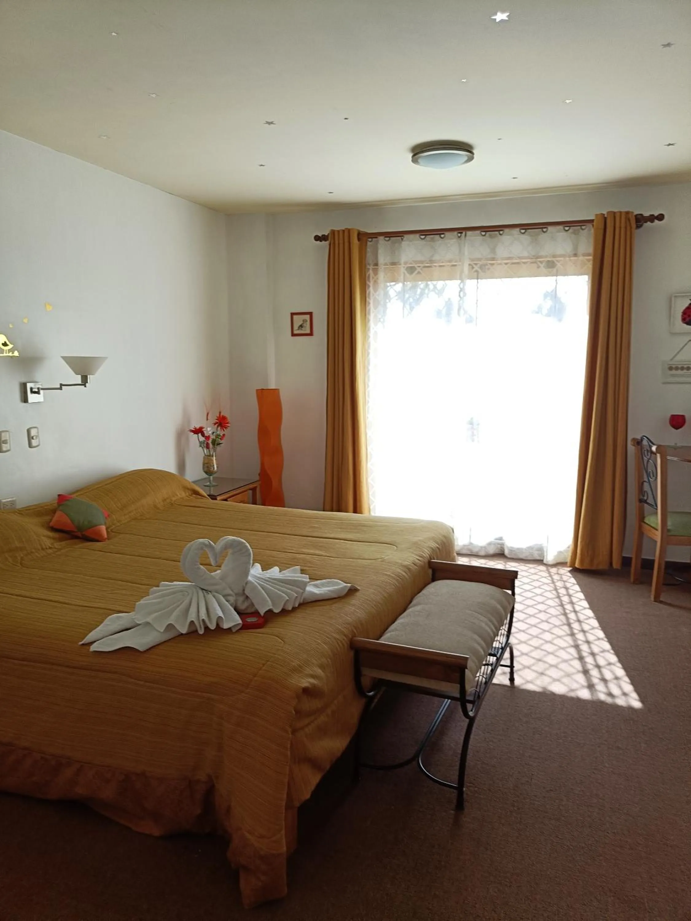 Bed in Hotel Pumakala