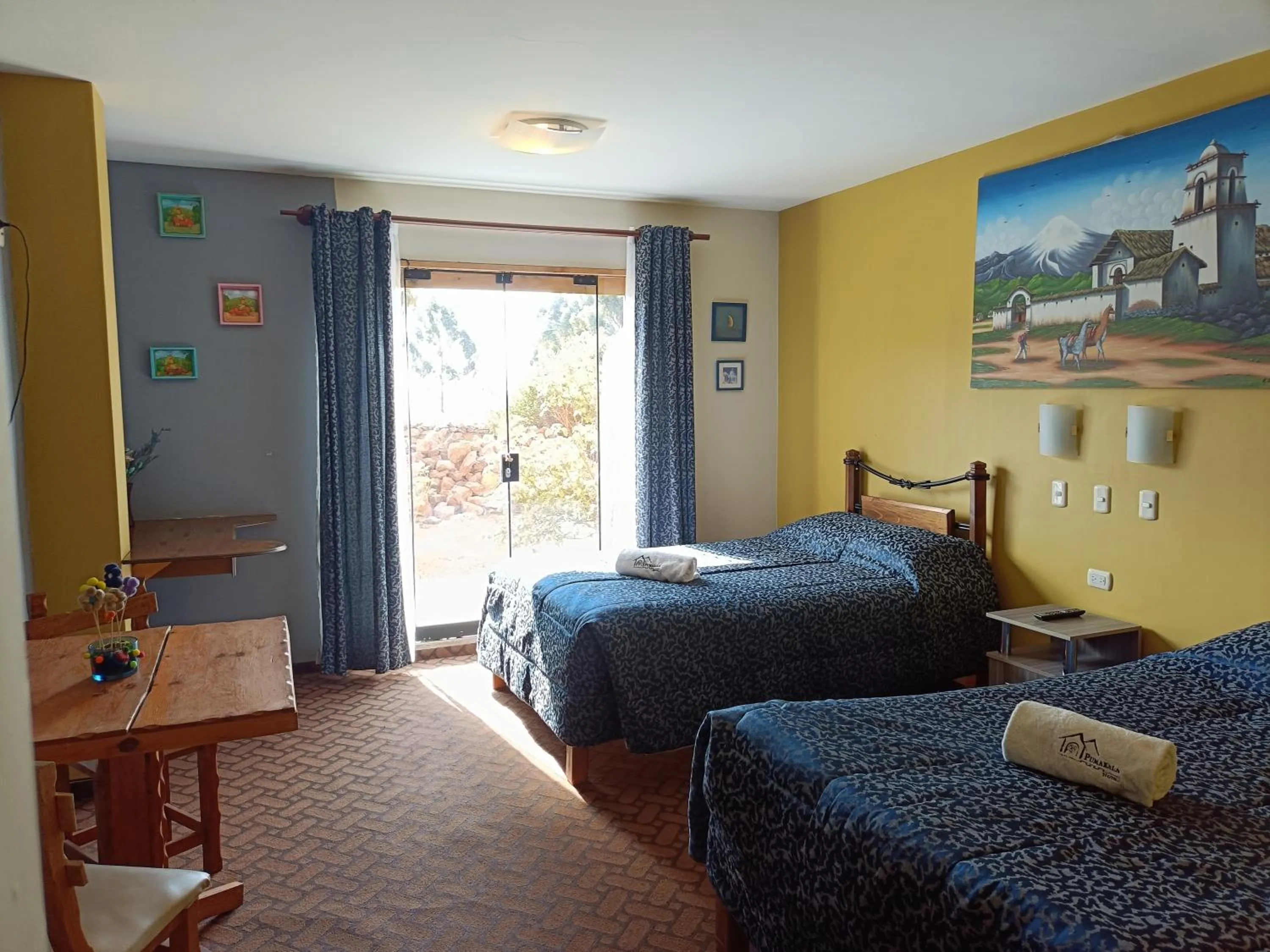 Bed in Hotel Pumakala