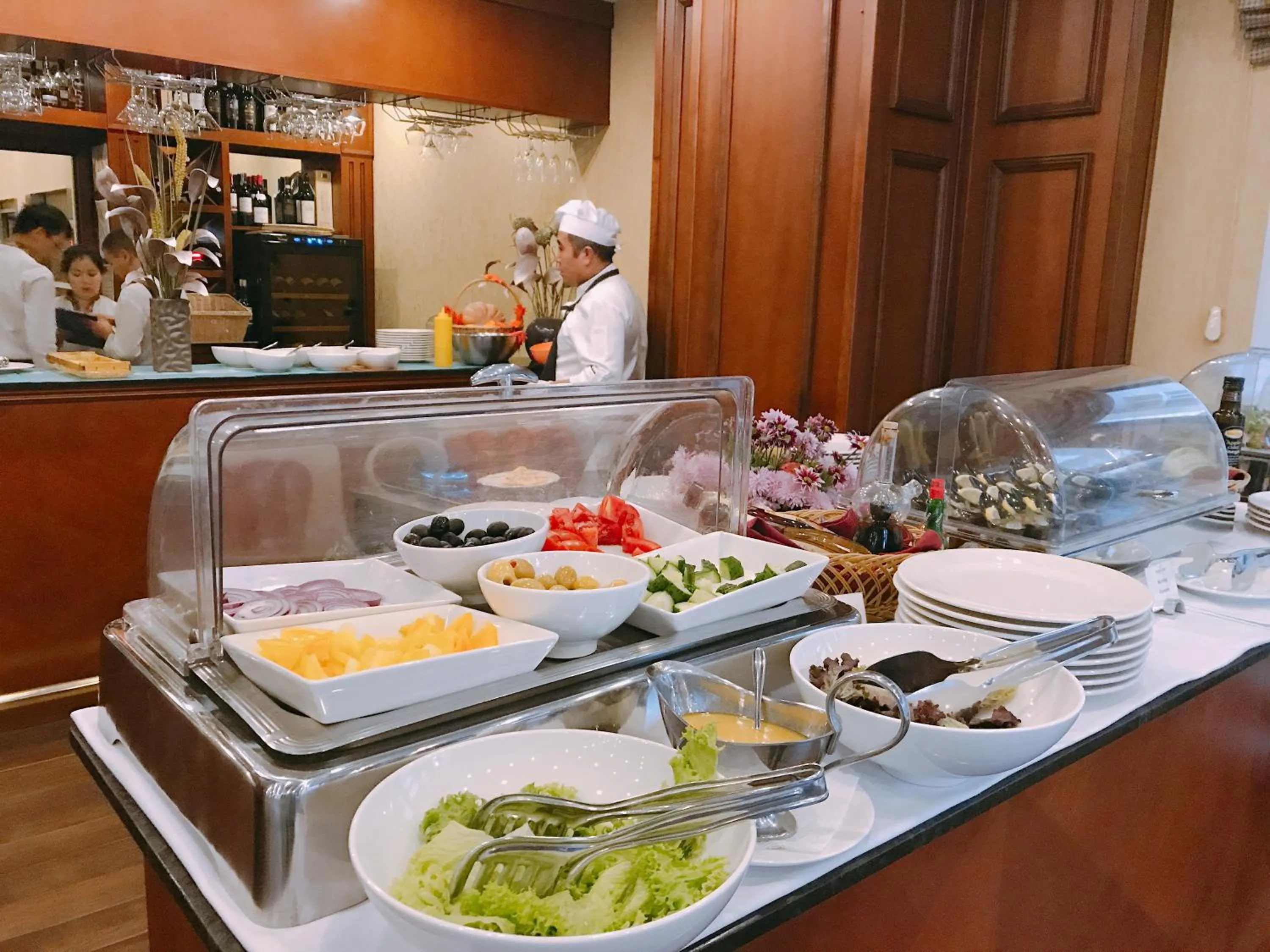 Buffet breakfast in Ramada by Wyndham Bishkek Centre