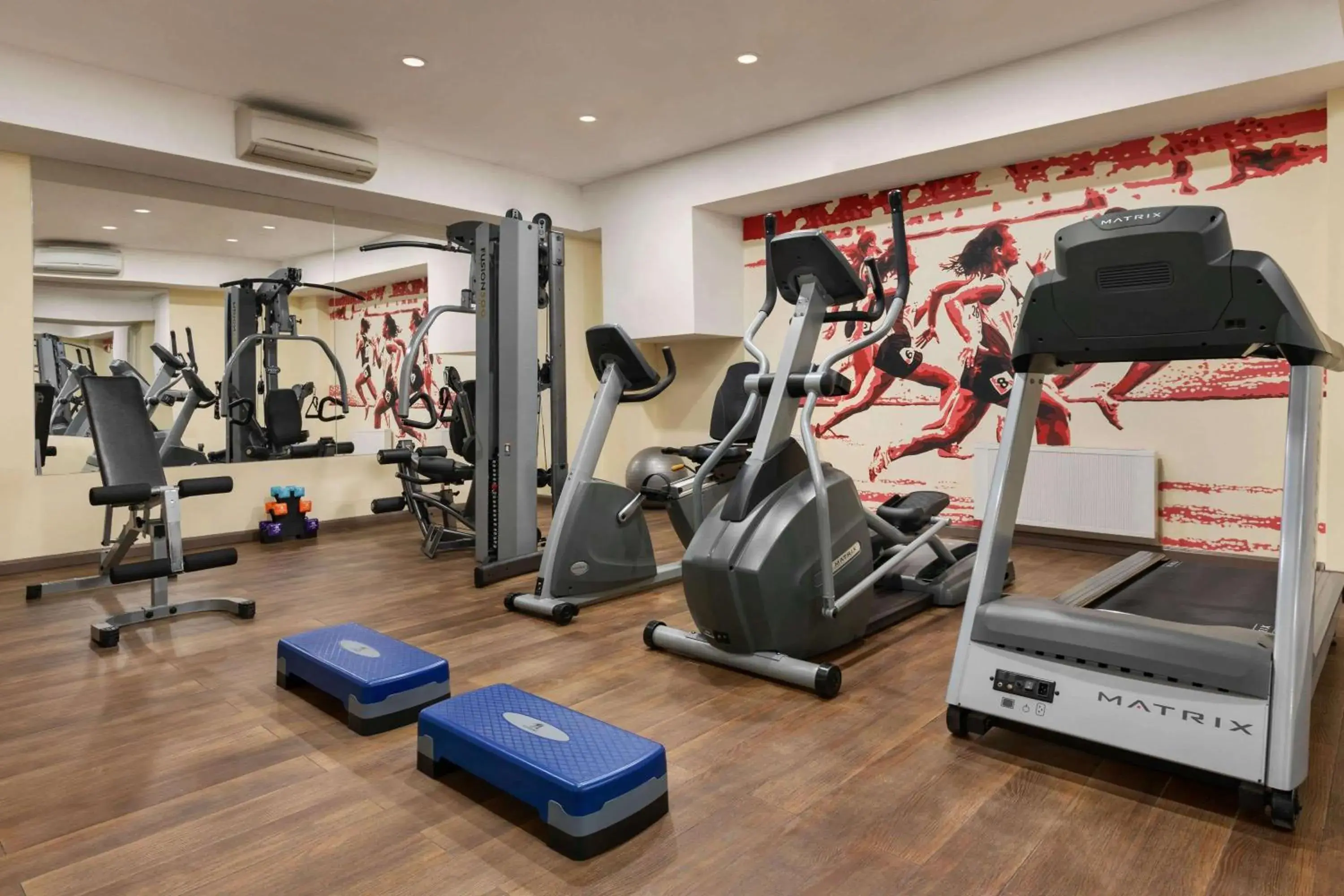 Fitness centre/facilities in Ramada by Wyndham Bishkek Centre Fitness centre/facilities in Ramada by Wyndham Bishkek Centre