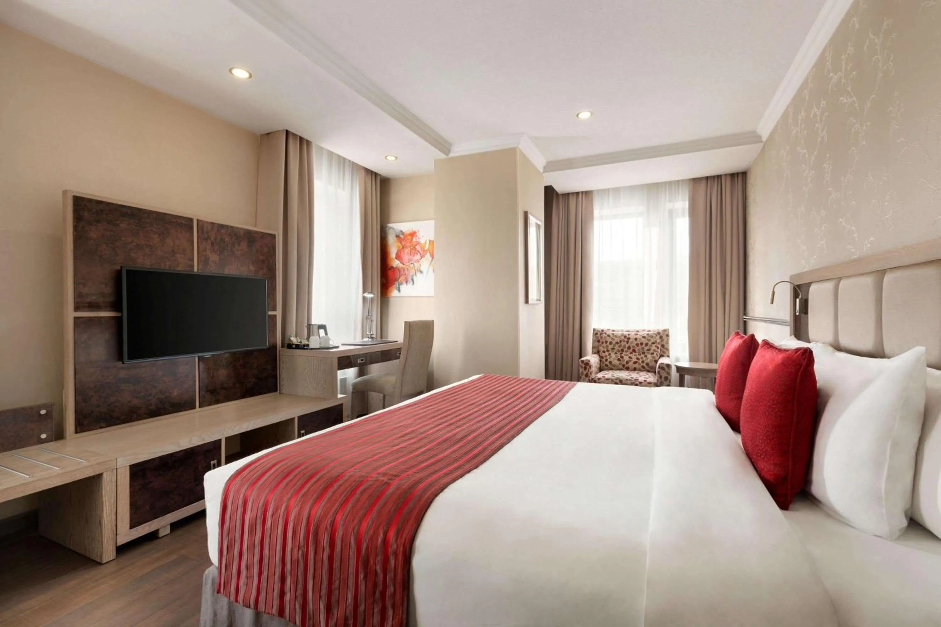 Photo of the whole room, Bed in Ramada by Wyndham Bishkek Centre