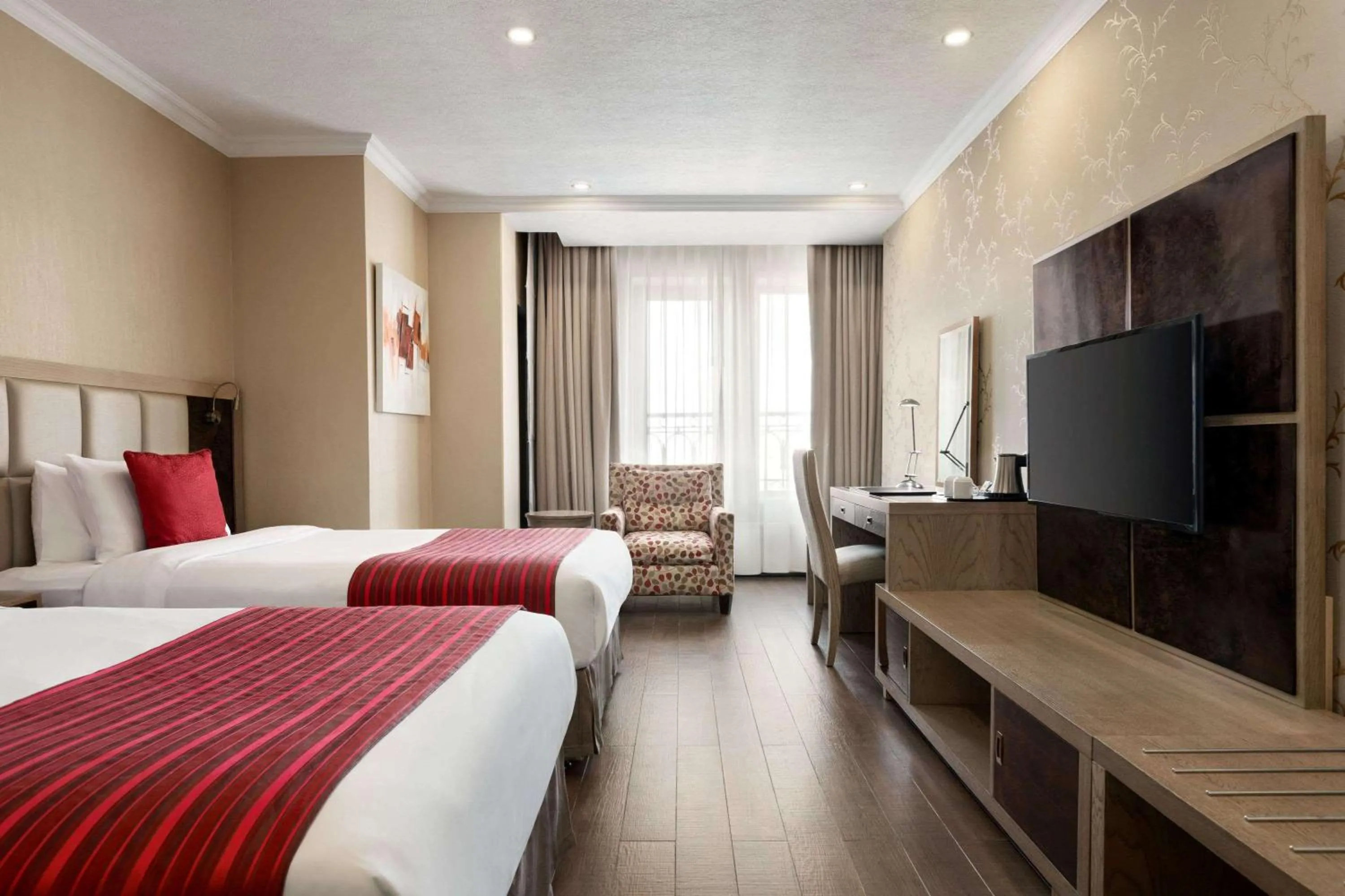 Photo of the whole room, Bed in Ramada by Wyndham Bishkek Centre