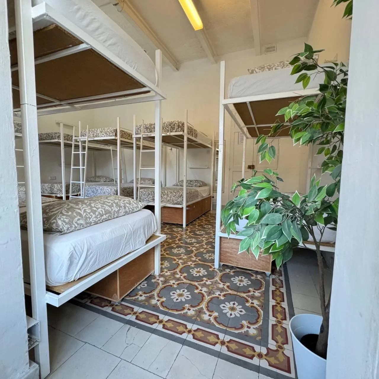 Bed in 12-Bed Dormitory Room in Hostel On